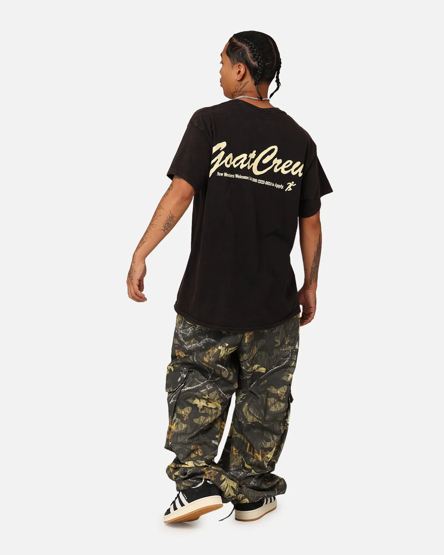 Goat Crew GC Athlete T-Shirt Washed Black