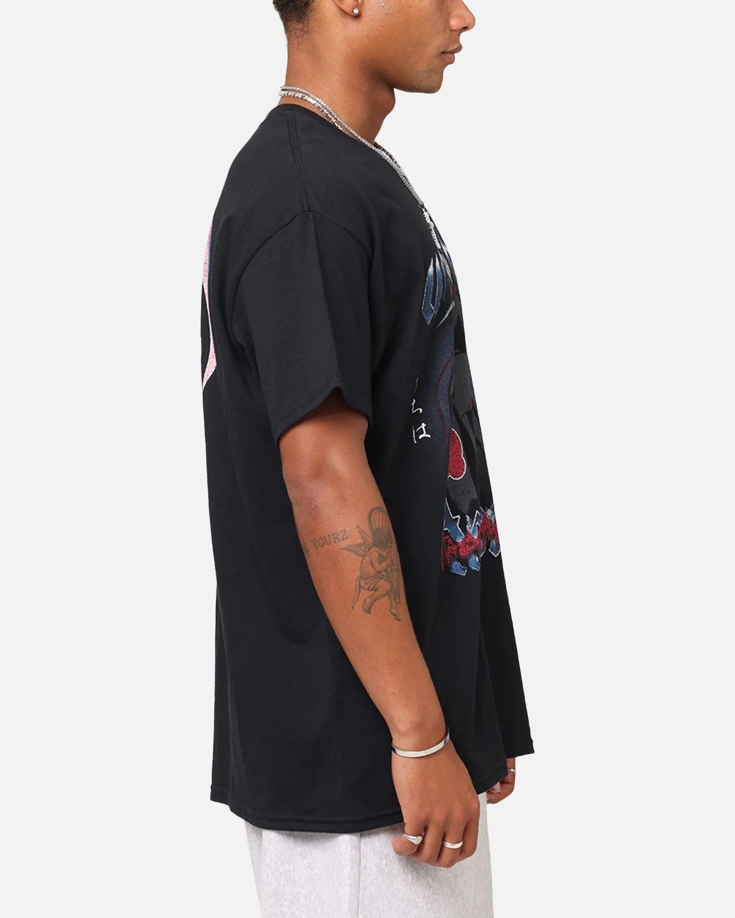 Goat Crew X Naruto Itachi Uchiha T-Shirt Black