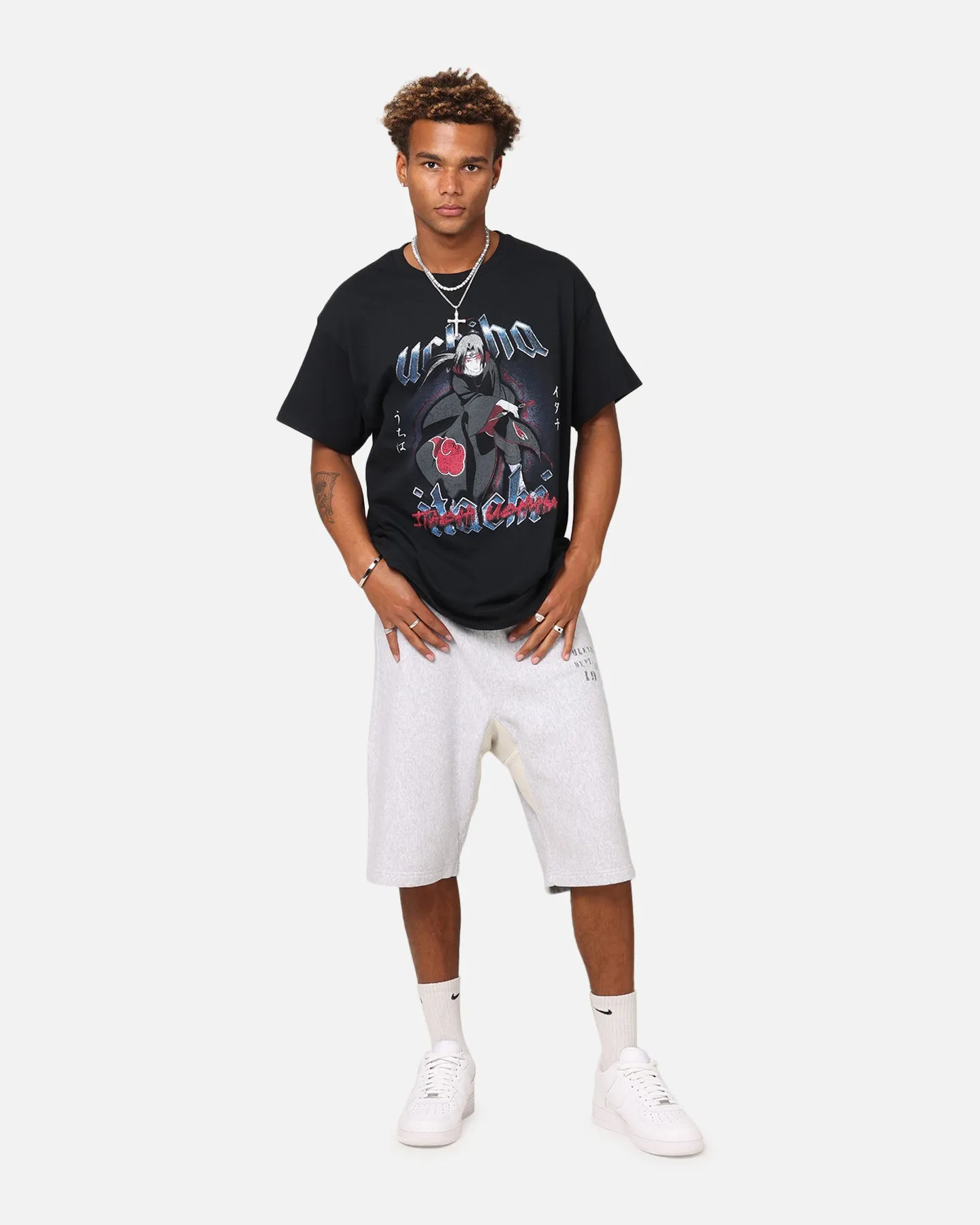 Goat Crew X Naruto Itachi Uchiha T-Shirt Black