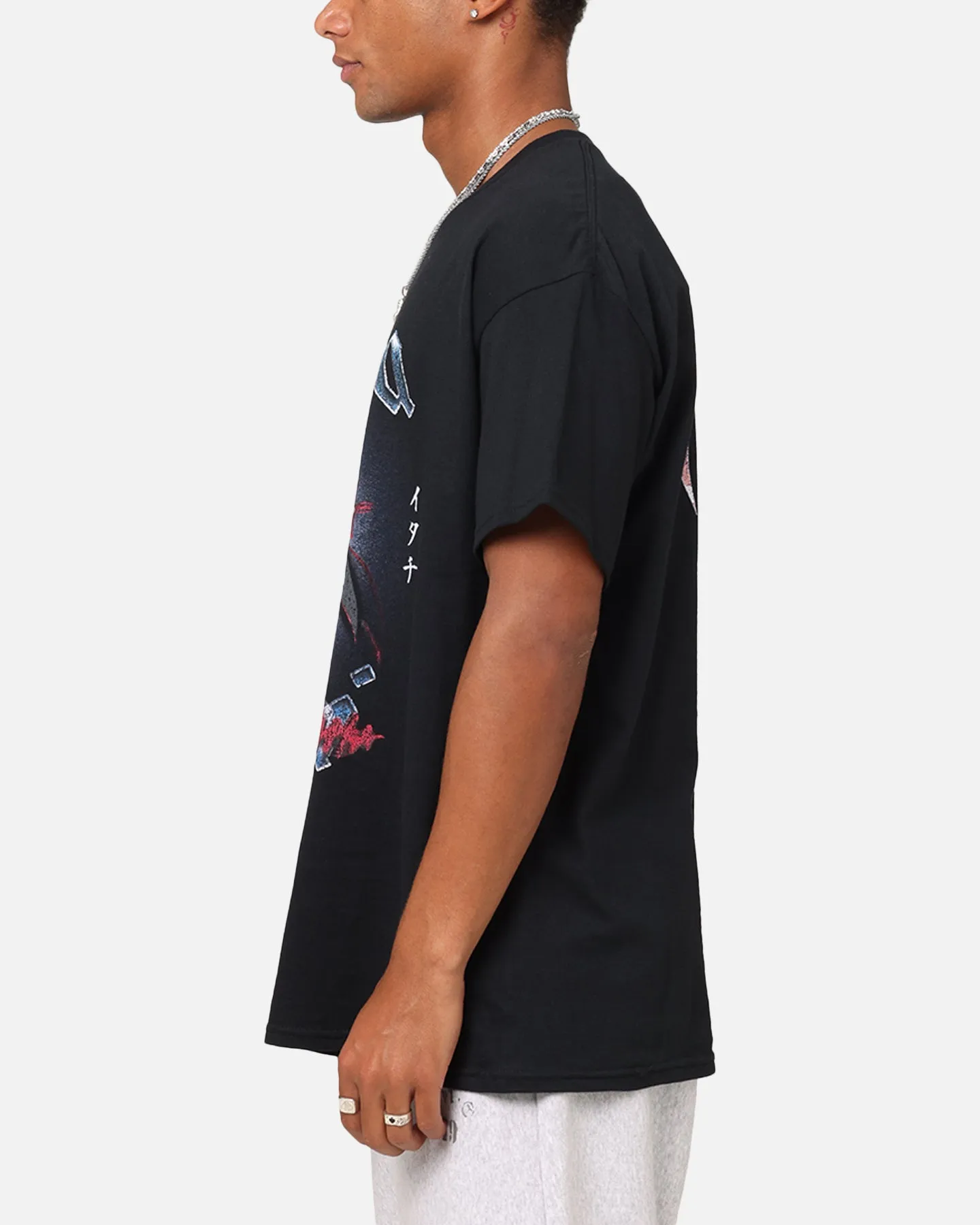 Goat Crew X Naruto Itachi Uchiha T-Shirt Black