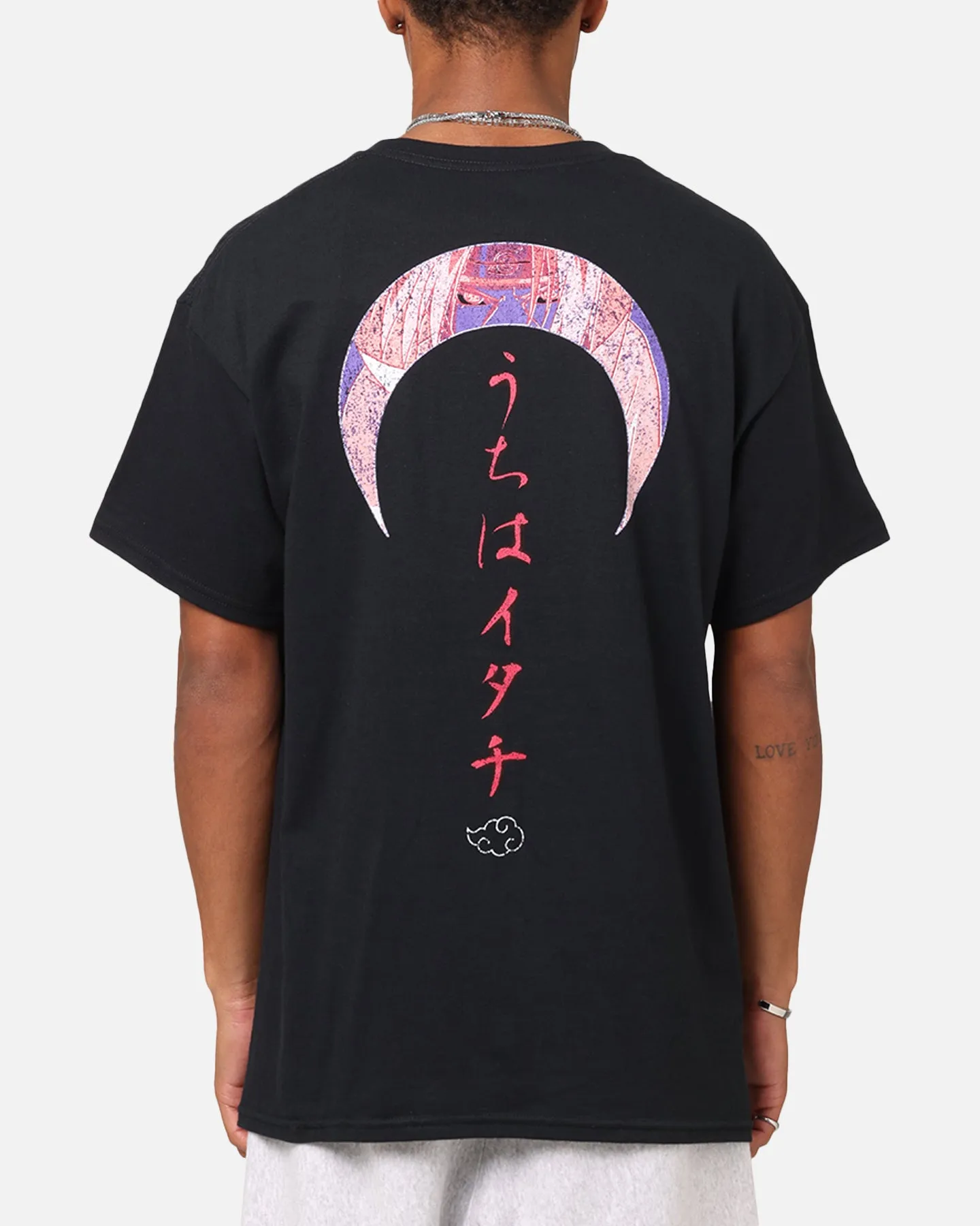 Goat Crew X Naruto Itachi Uchiha T-Shirt Black