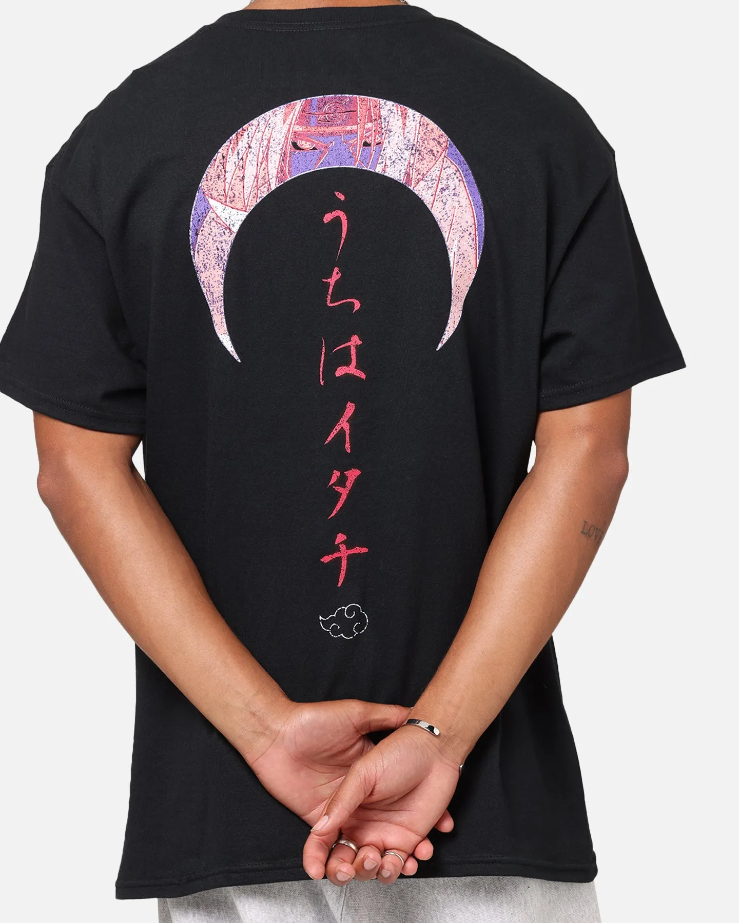 Goat Crew X Naruto Itachi Uchiha T-Shirt Black