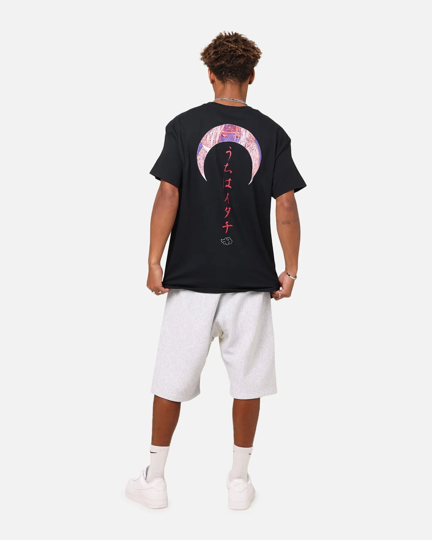 Goat Crew X Naruto Itachi Uchiha T-Shirt Black