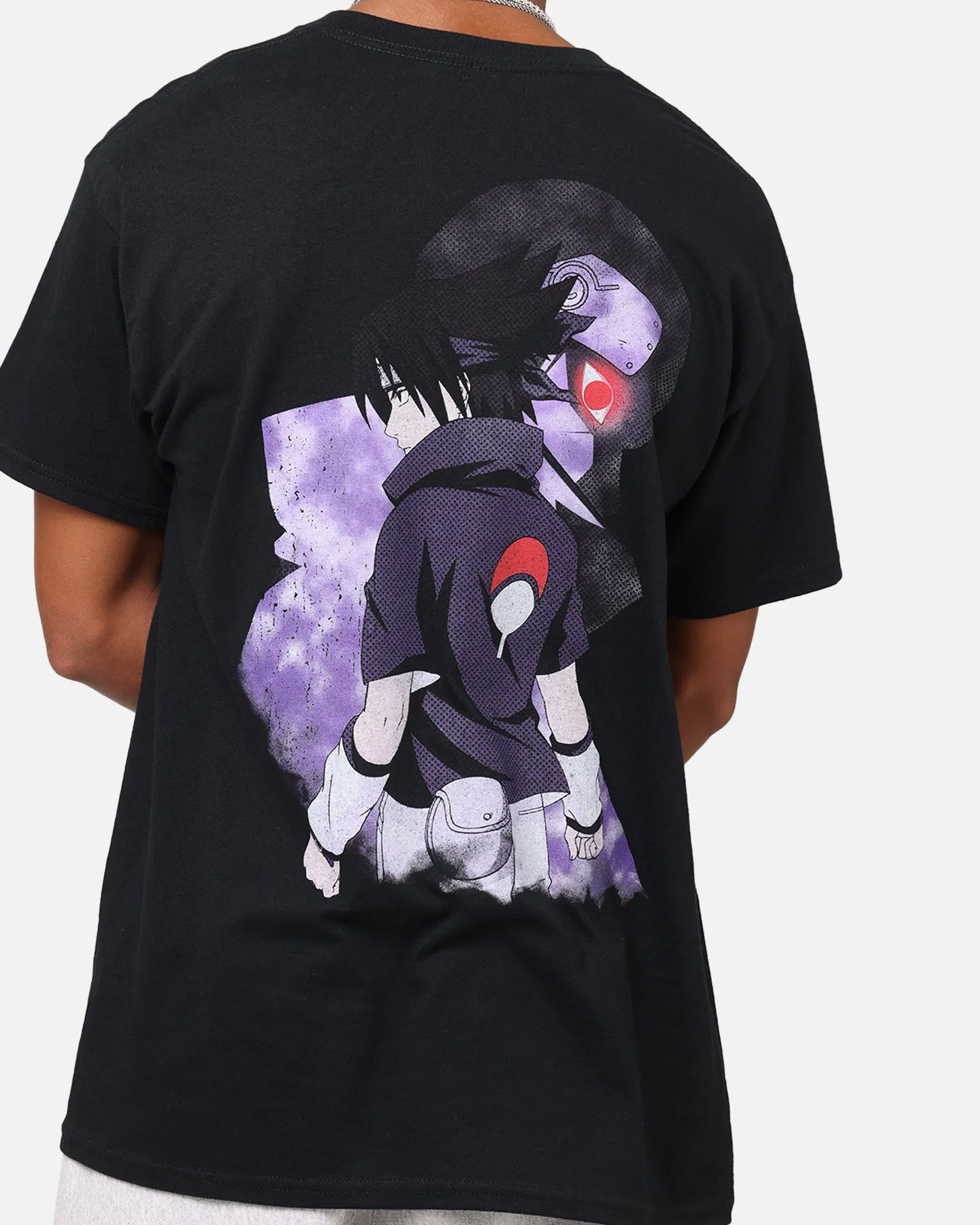 Goat Crew X Naruto Sasuke Premium Vintage T-Shirt Black