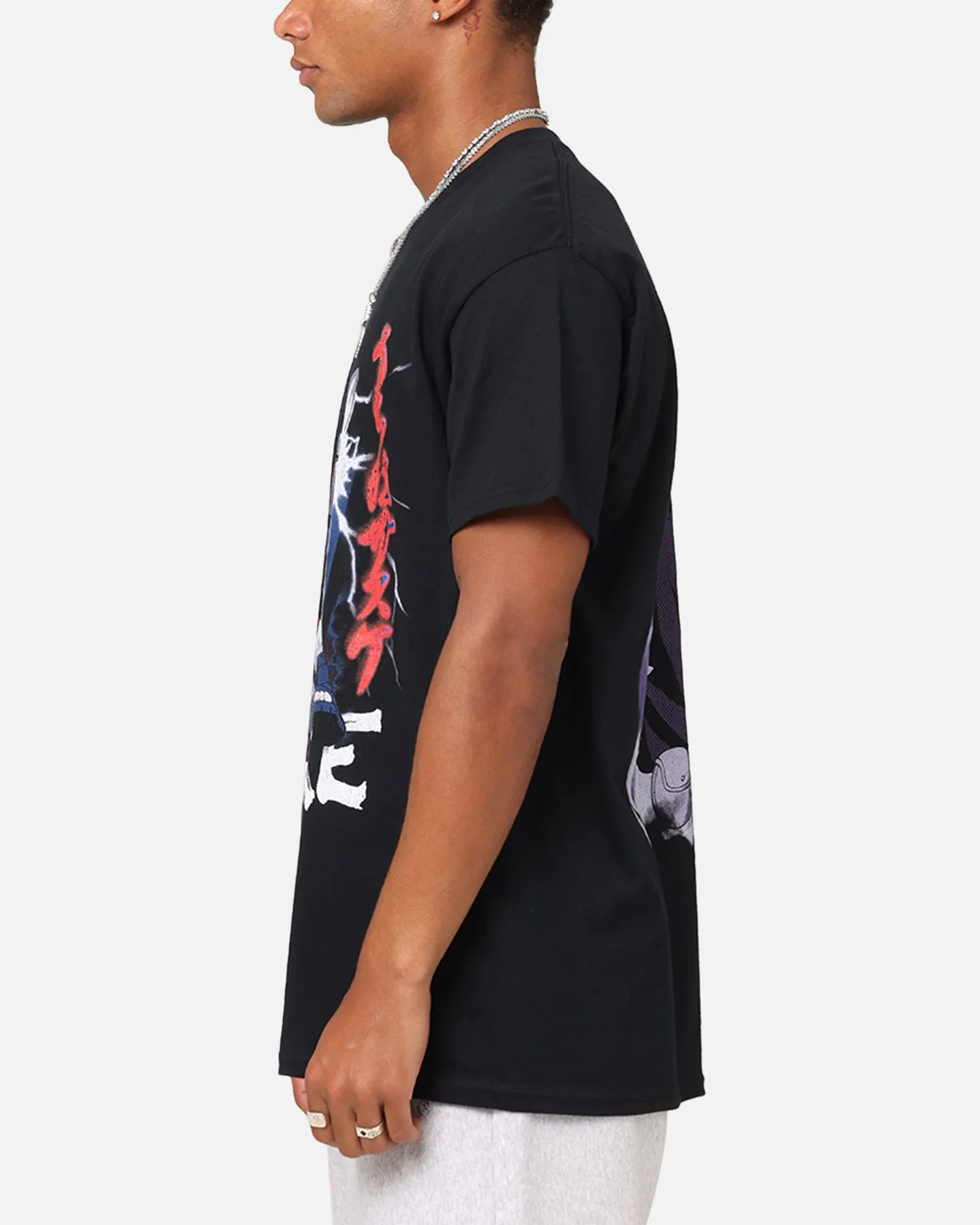 Goat Crew X Naruto Sasuke Premium Vintage T-Shirt Black