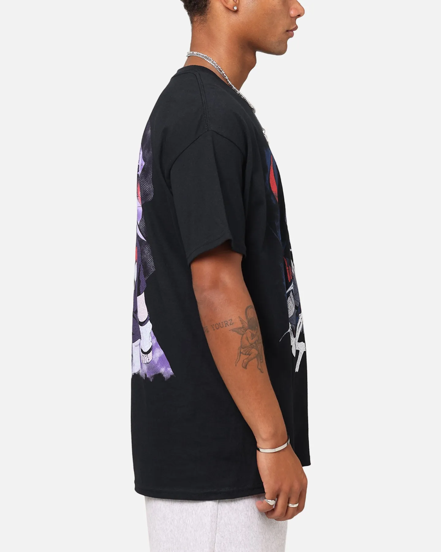 Goat Crew X Naruto Sasuke Premium Vintage T-Shirt Black
