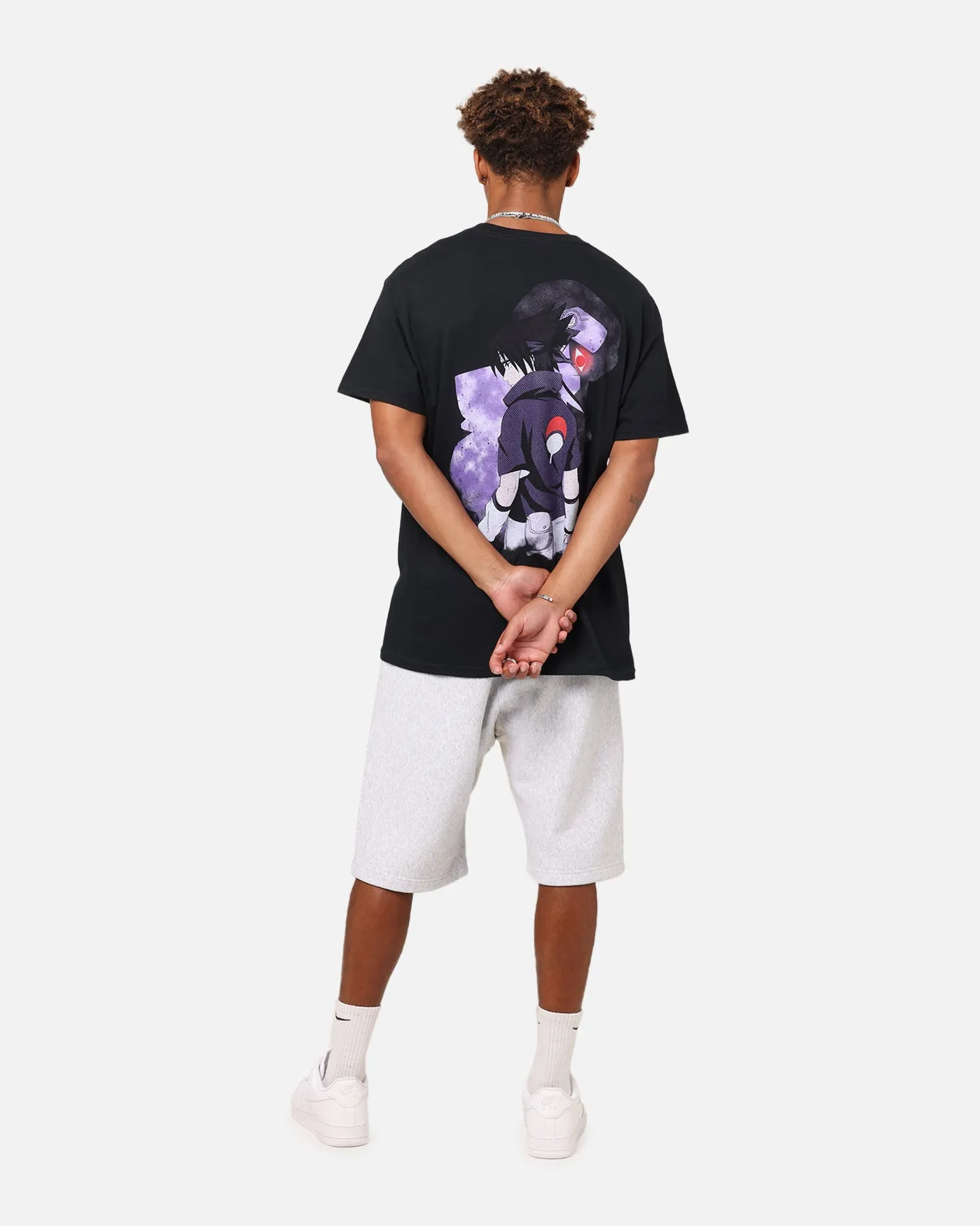 Goat Crew X Naruto Sasuke Premium Vintage T-Shirt Black