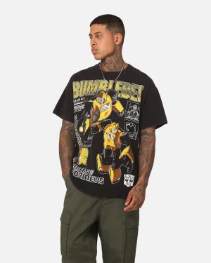 Goat Crew X Transformers Bumble Bee Vintage T-Shirt Black Wash