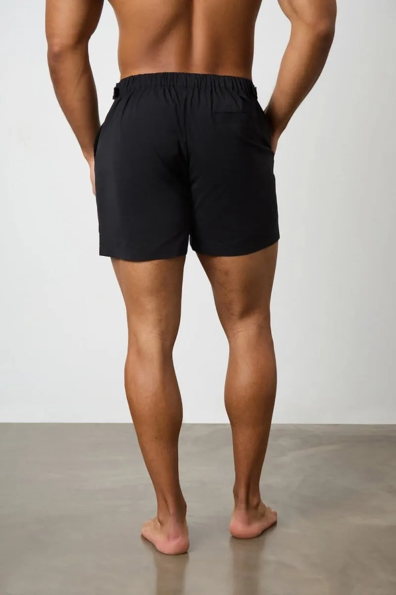 Hybrid Swim Short in Black