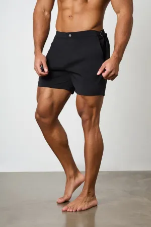 Hybrid Swim Short in Black
