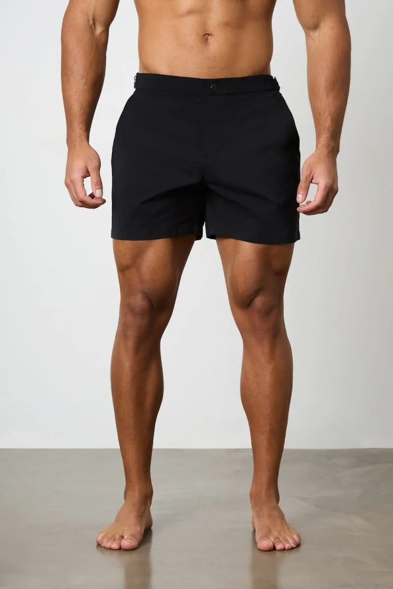 Hybrid Swim Short in Black