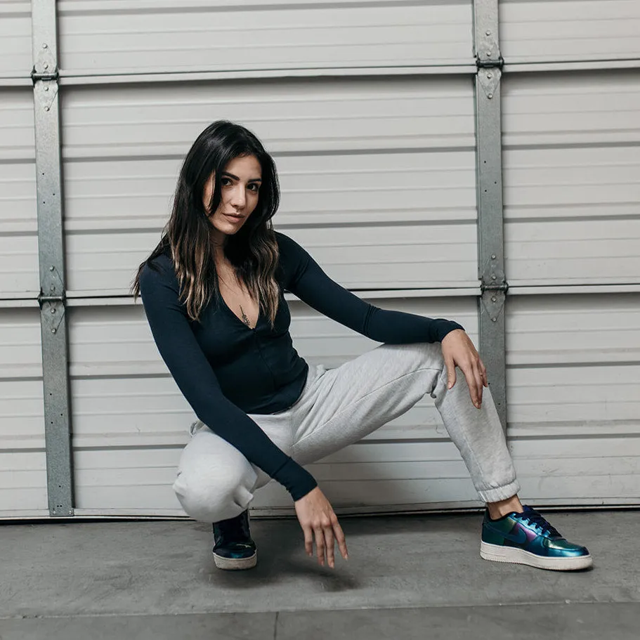 Invisible Zip Long Sleeve