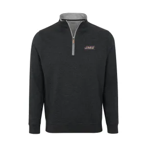 James Madison Charcoal Heather Cloud Cotton Quarter Zip Pullover