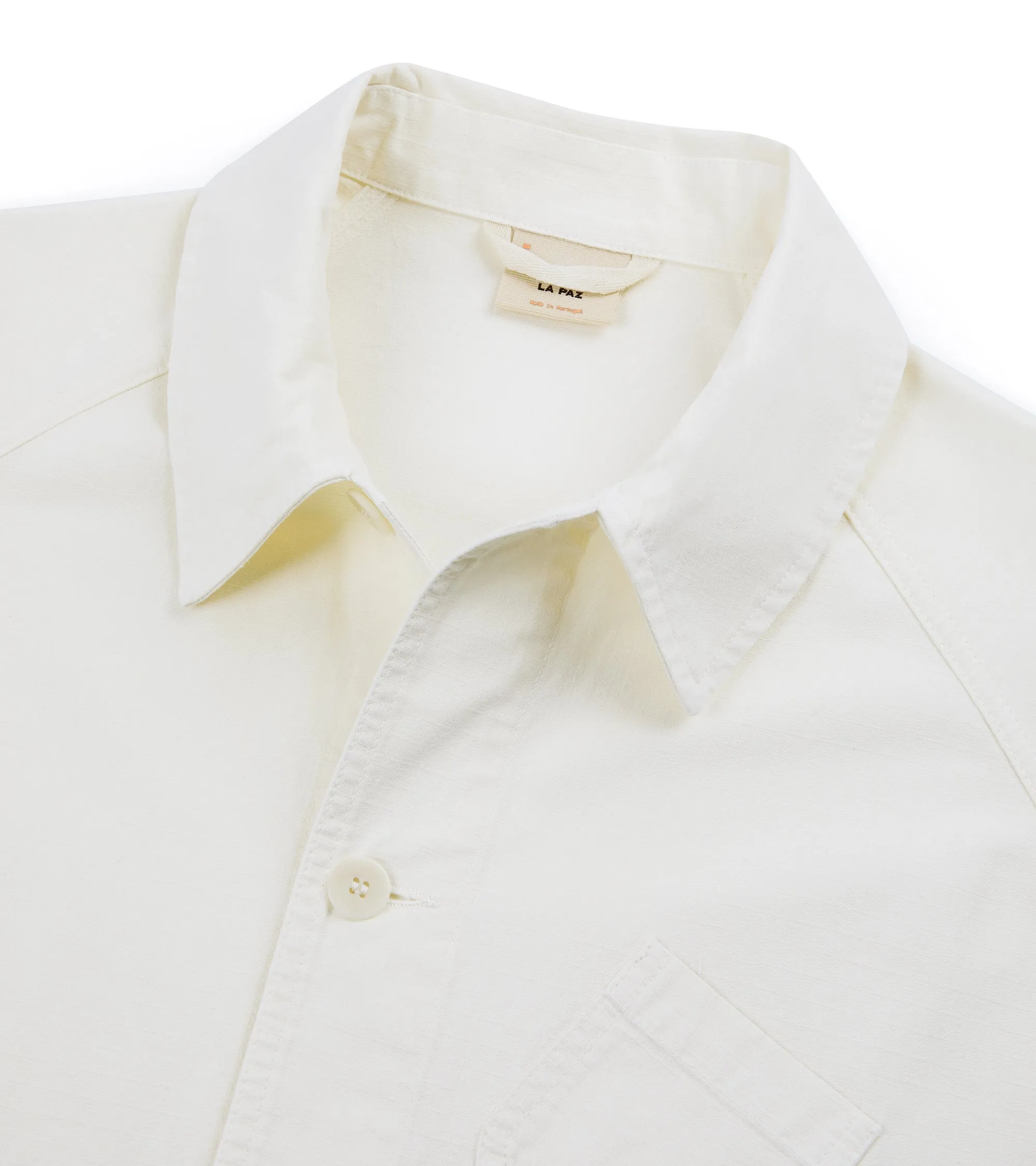 La Paz Mantero Cotton Canvas Jacket: Off White