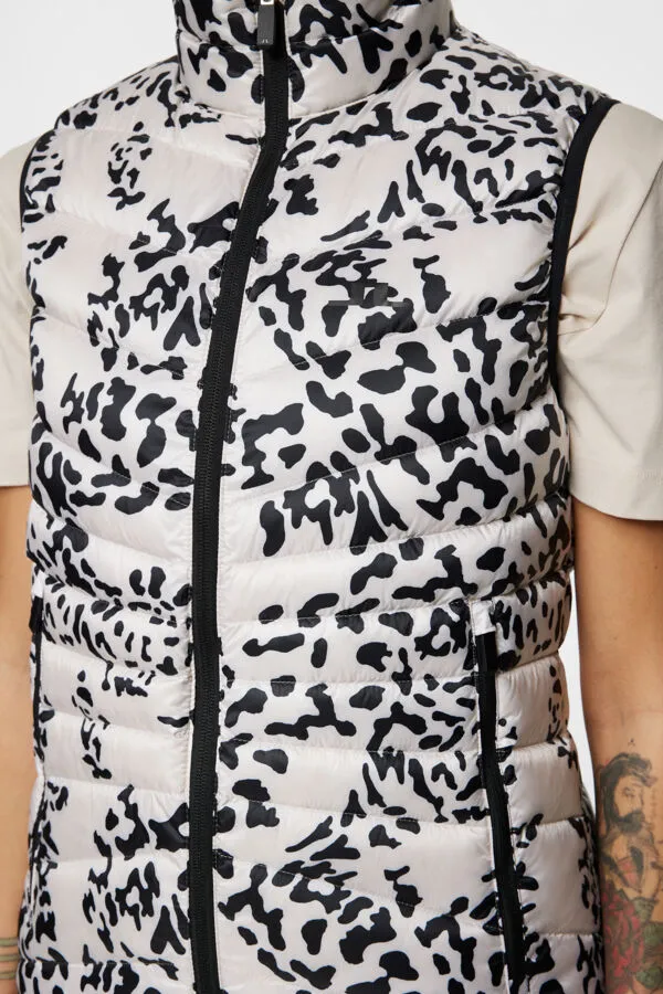 Lara Light Down Printed Vest