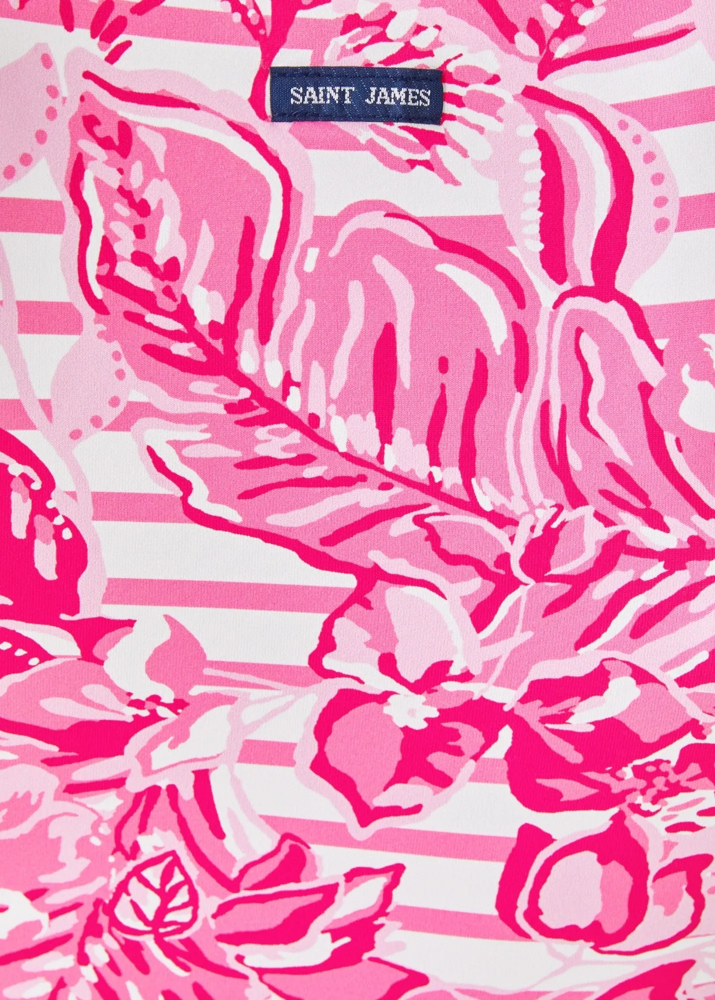 Lilly Pulitzer x SIMONE - Fitted Shift Dress with Ribbons and Exclusive Lilly Print | Recycled Anti-UV Stretch Fabric (SOLEIL ROSE PINK)