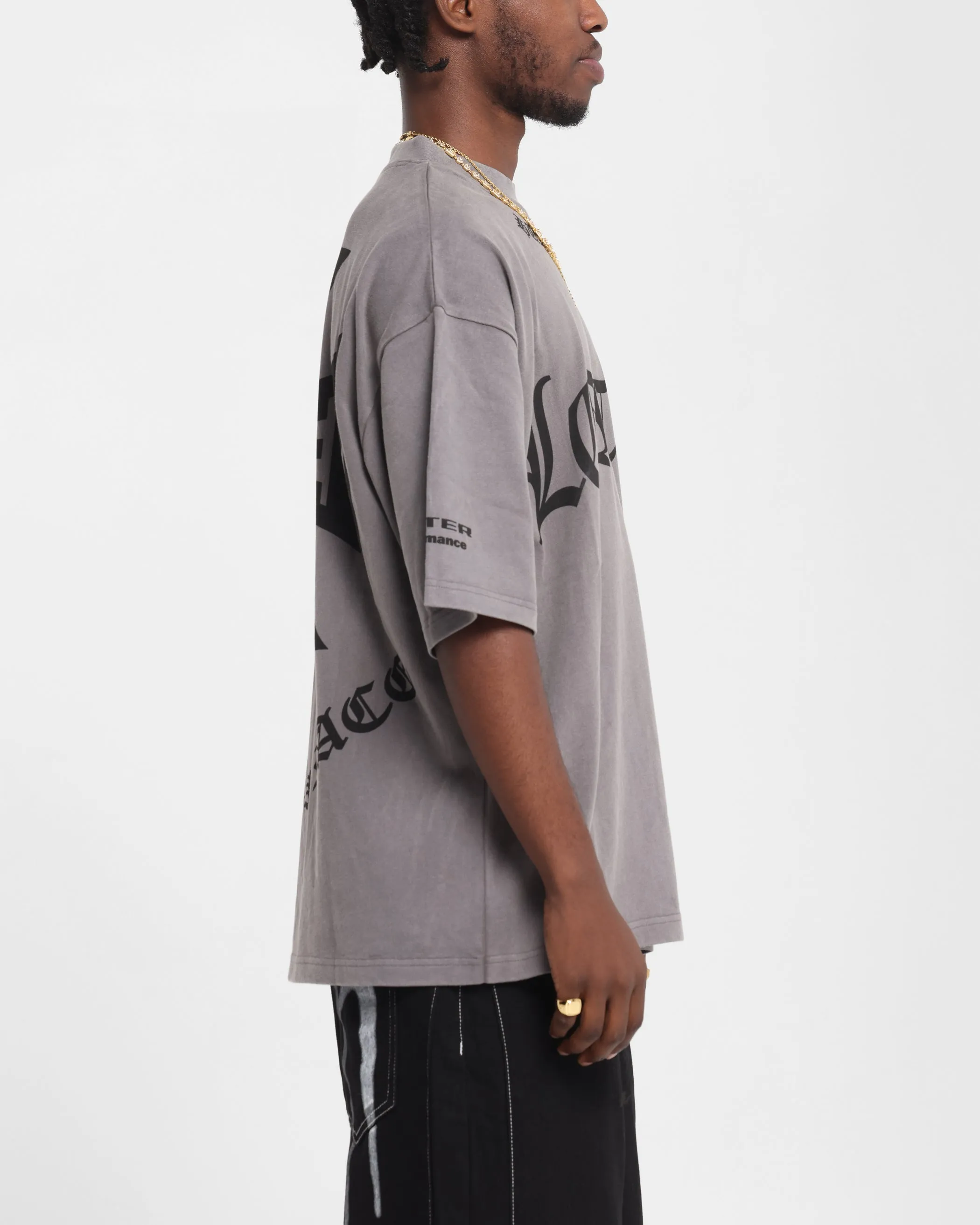 Loiter Biker Vintage T-Shirt Vintage Charcoal