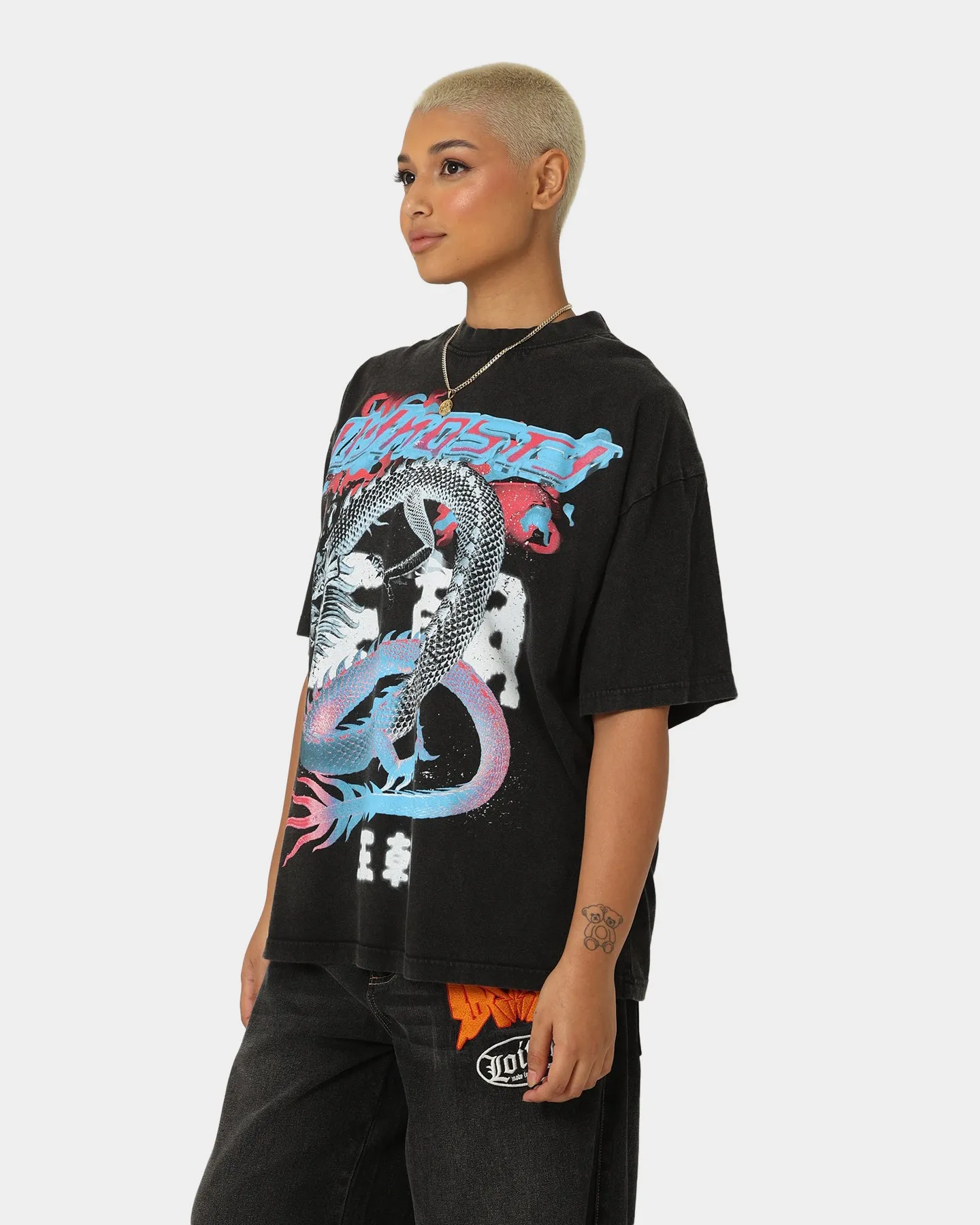 Loiter Dynasty Vintage T-Shirt Vintage Black