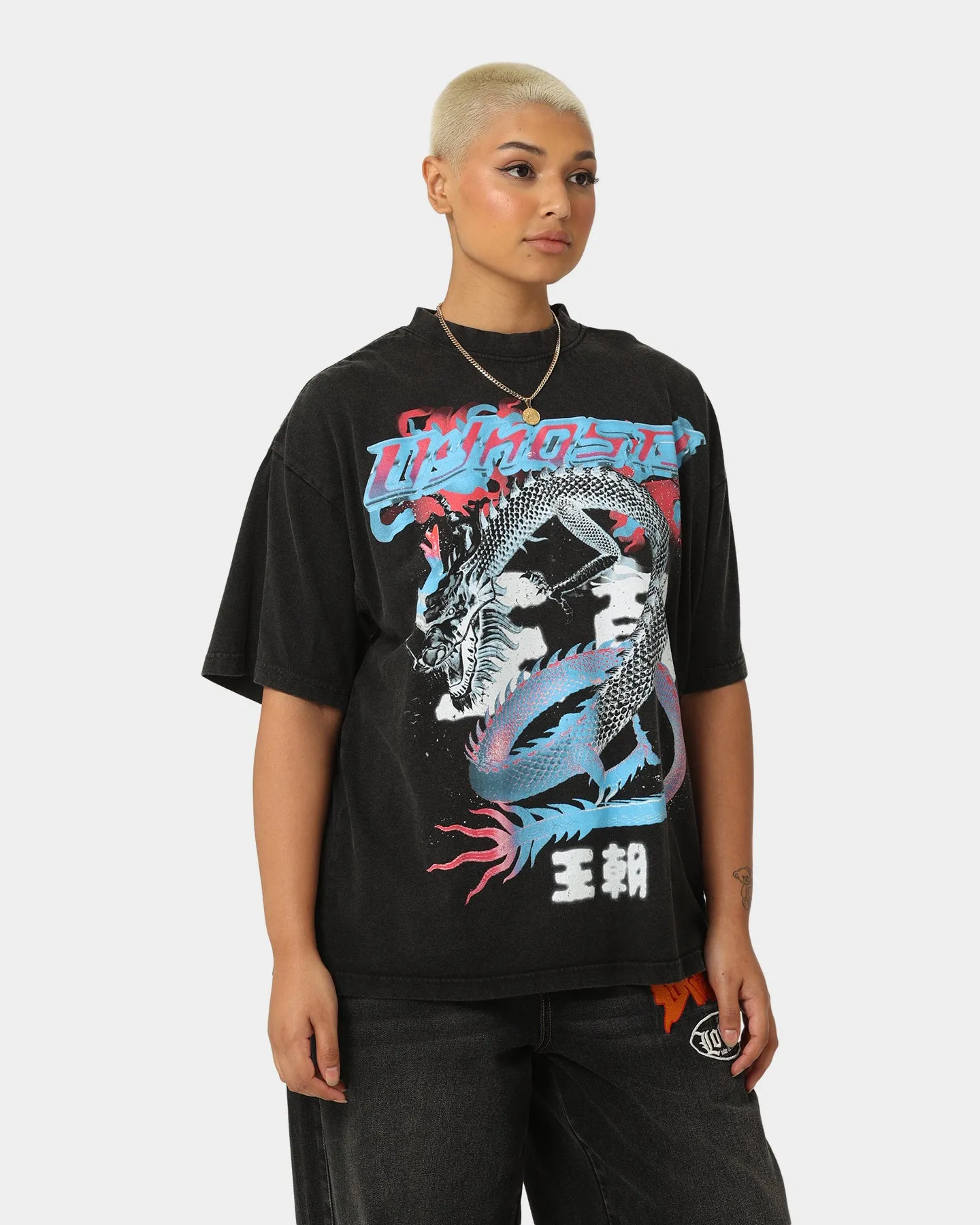 Loiter Dynasty Vintage T-Shirt Vintage Black