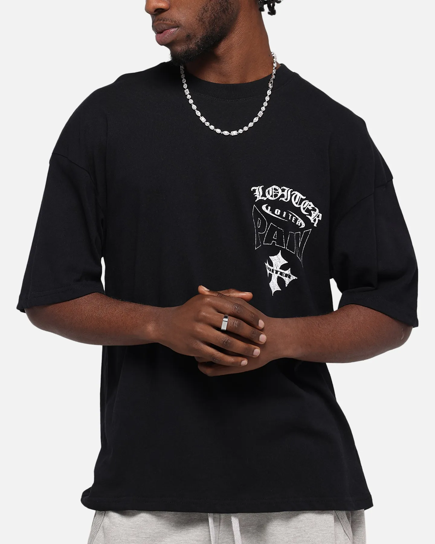 Loiter Inner Pain T-Shirt Black