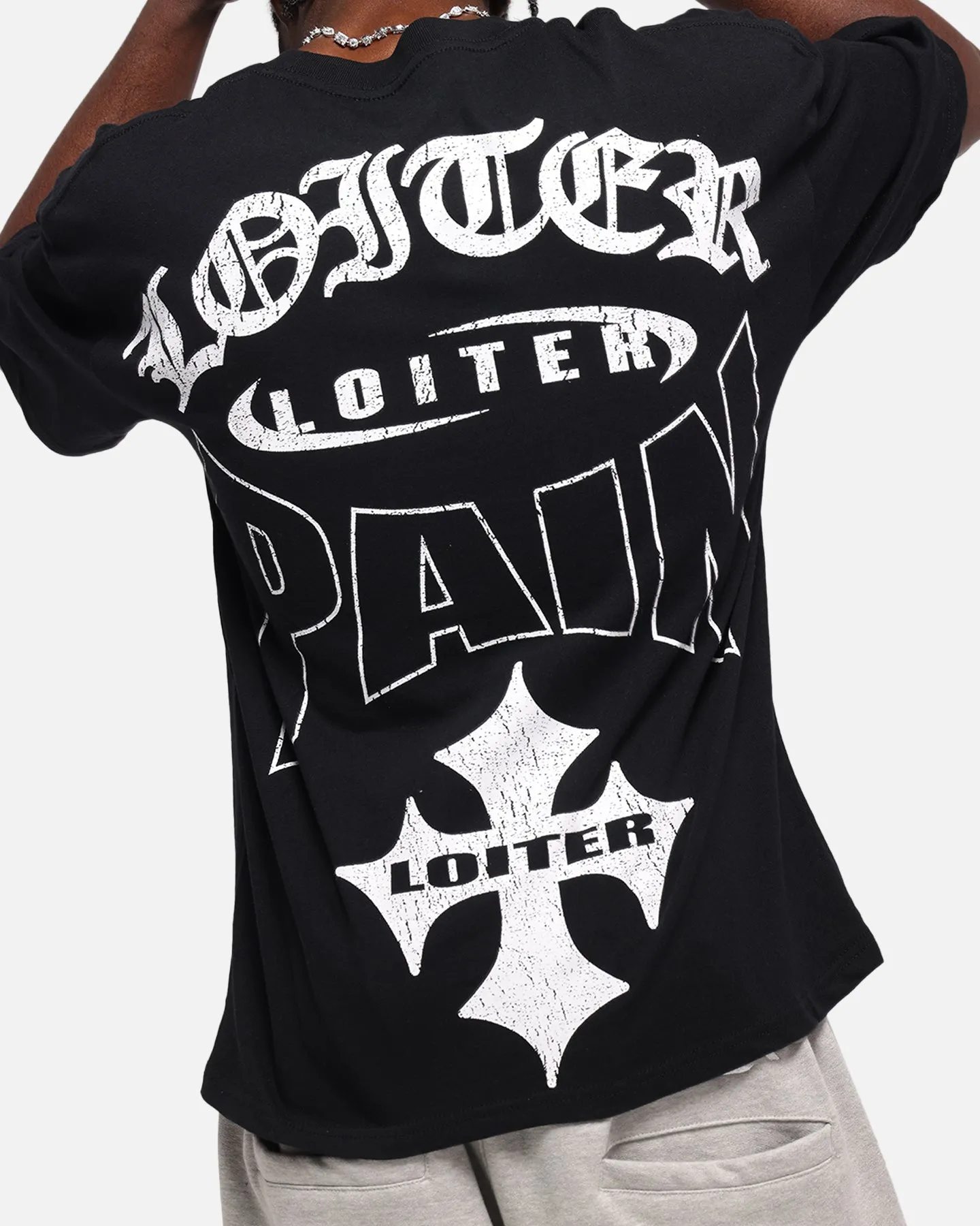 Loiter Inner Pain T-Shirt Black