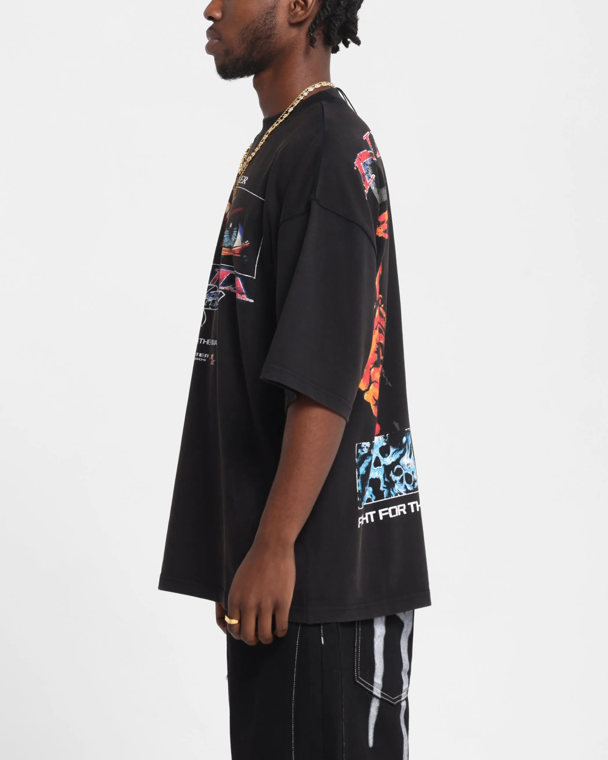 Loiter Ninja Vintage T-Shirt Vintage Charcoal