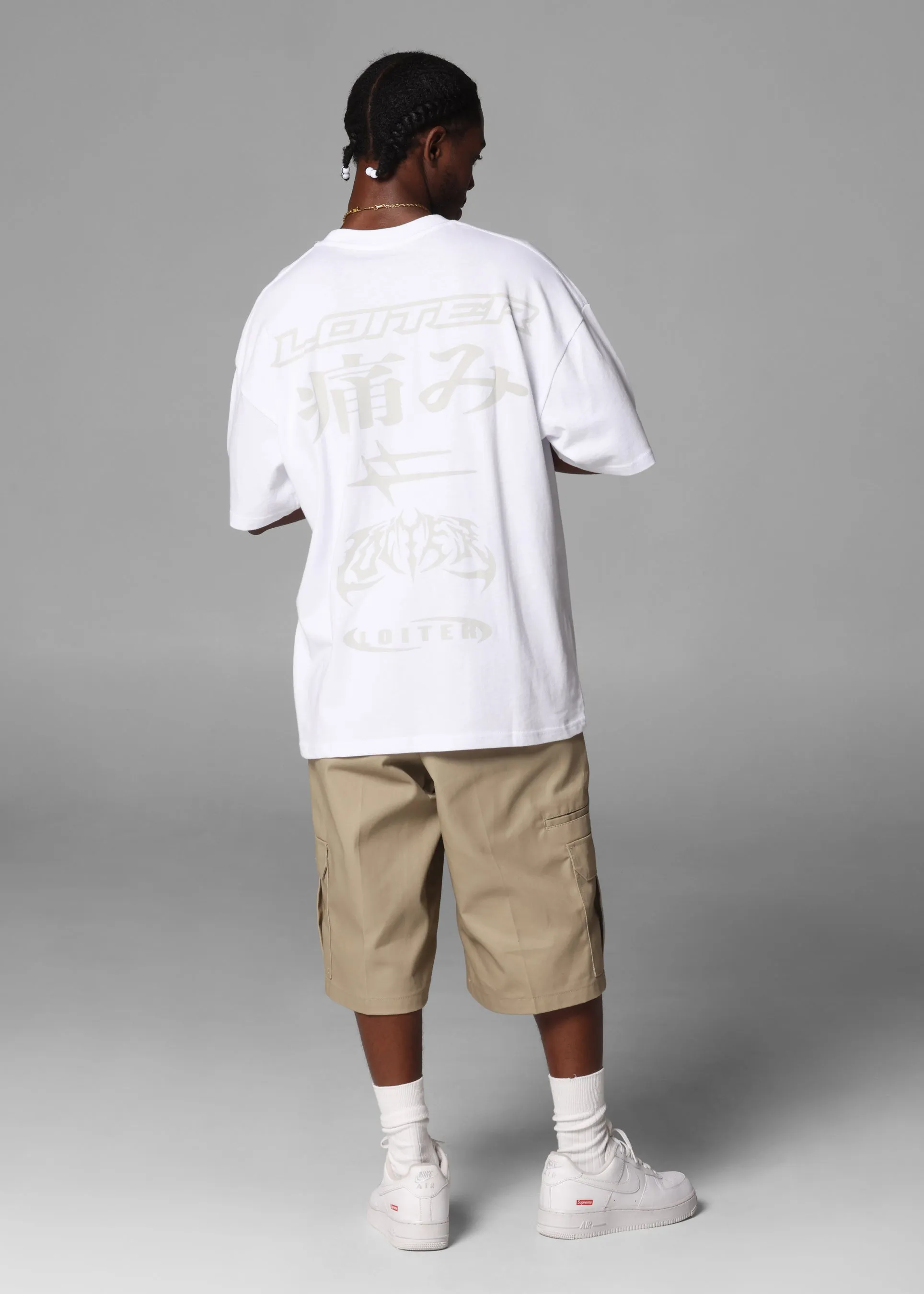 Loiter Pain T-Shirt White