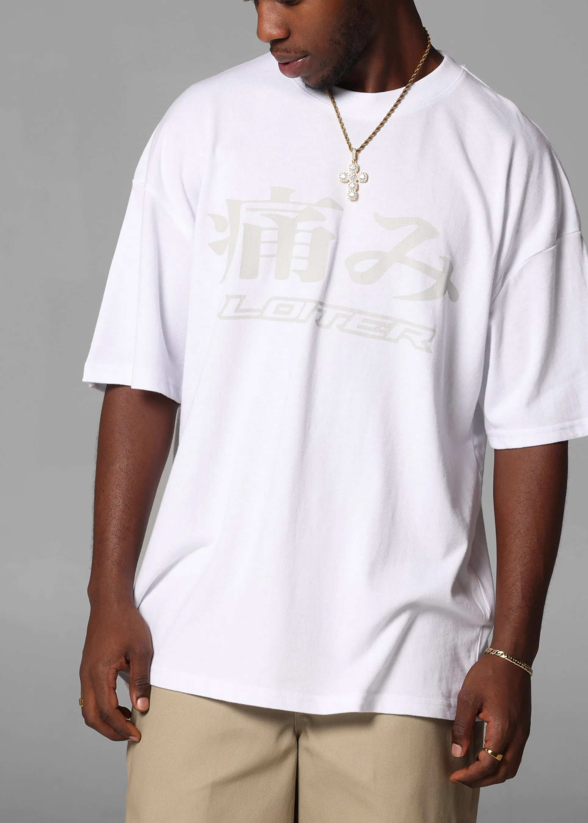 Loiter Pain T-Shirt White