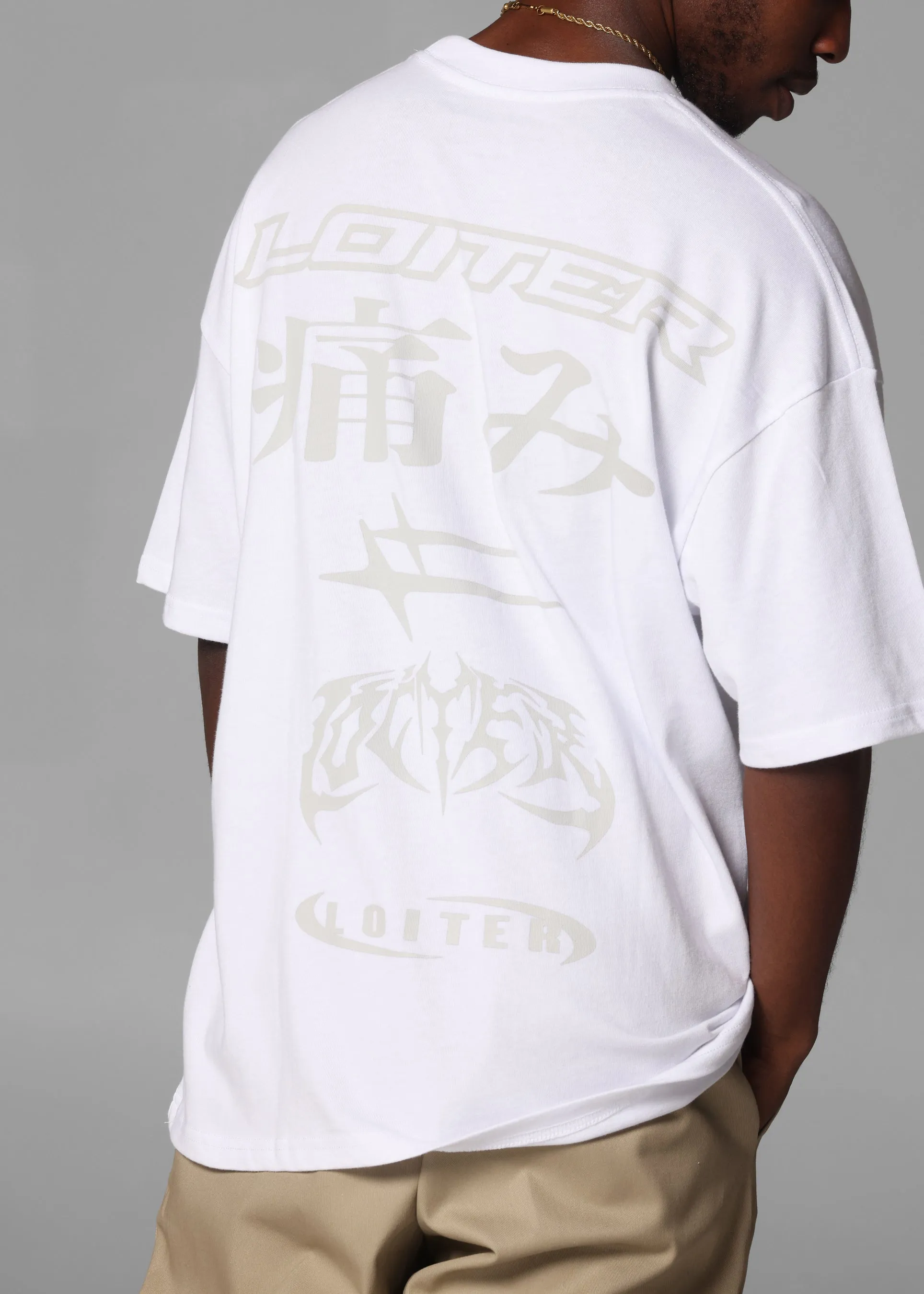 Loiter Pain T-Shirt White