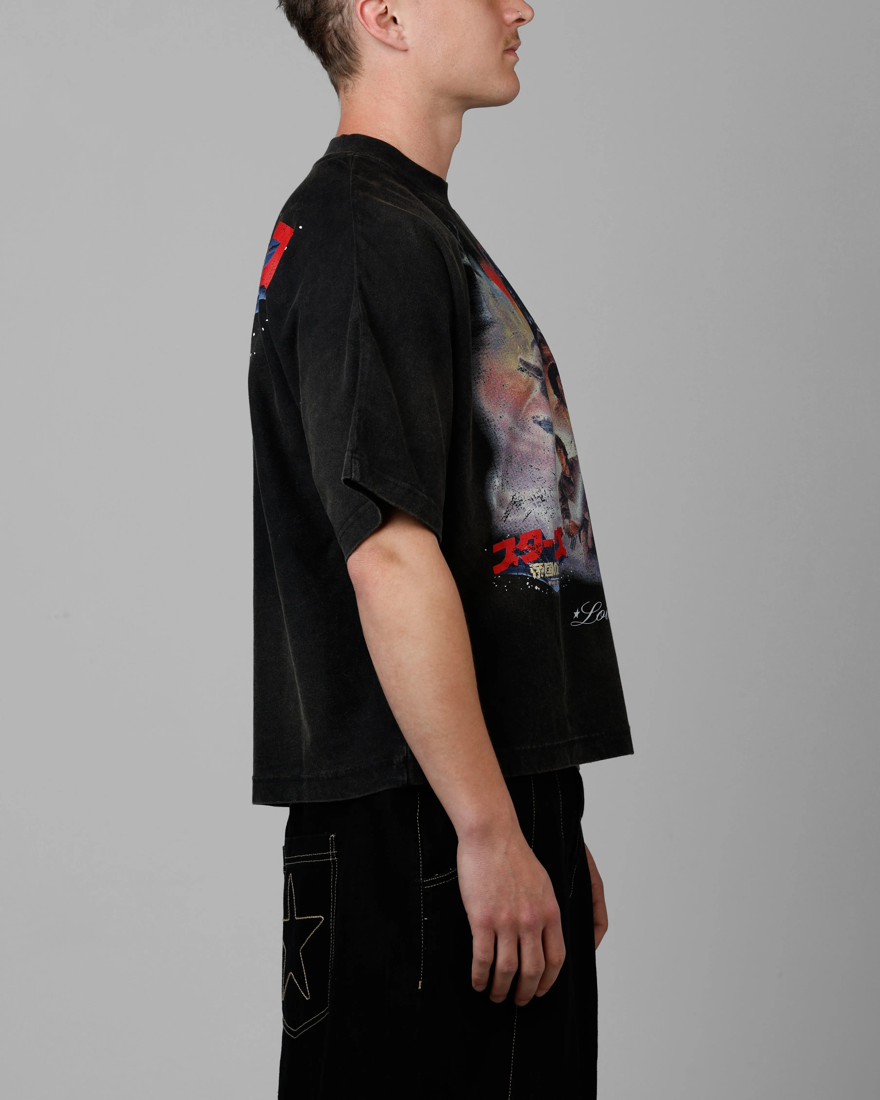 Loiter Star Wars Vintage T-Shirt Washed Black