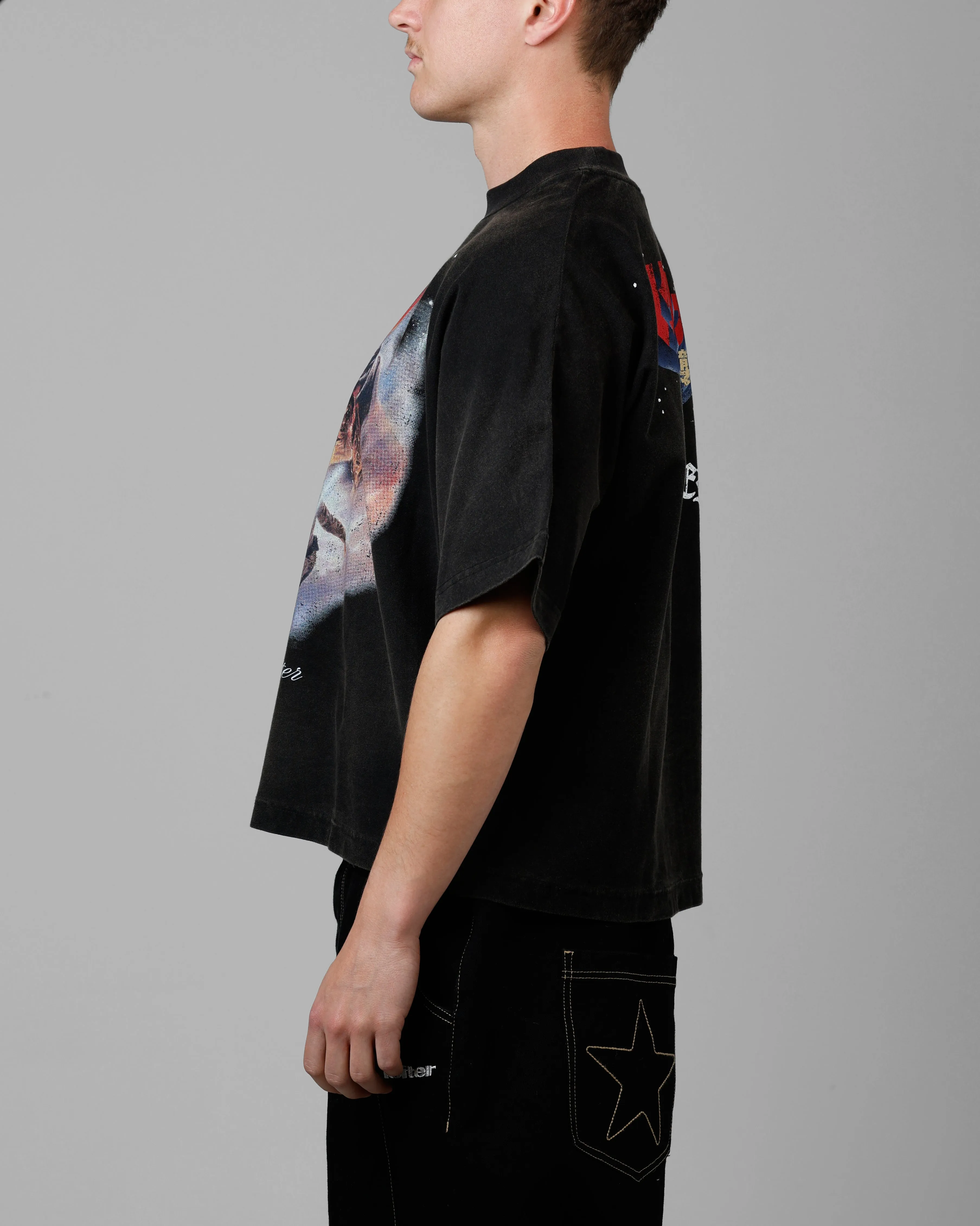 Loiter Star Wars Vintage T-Shirt Washed Black