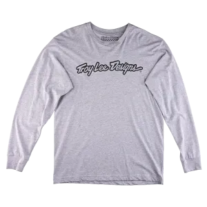 Long Sleeve Tee Signature Heather Gray