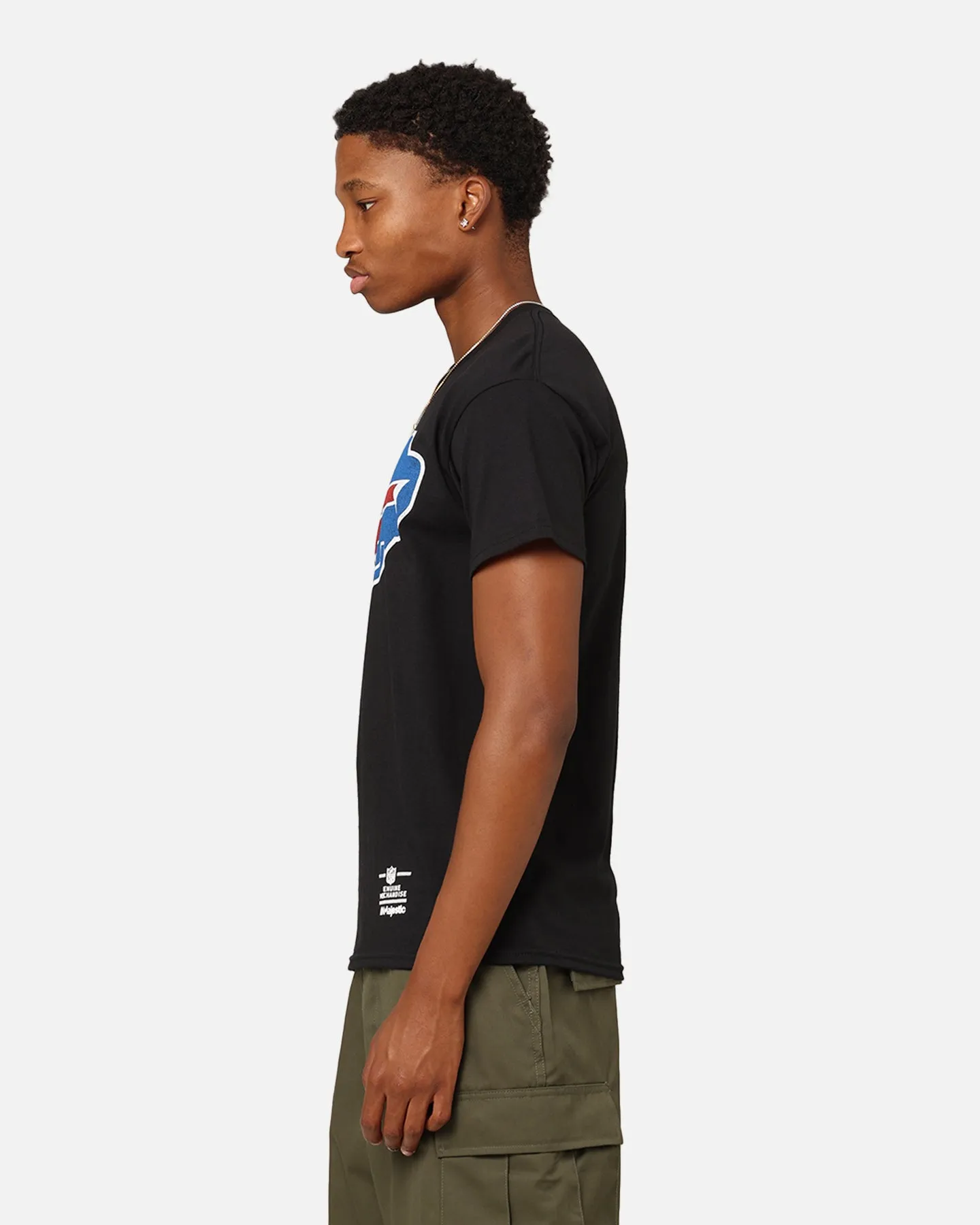Majestic Athletic Buffalo Bills Team Crest T-Shirt Black