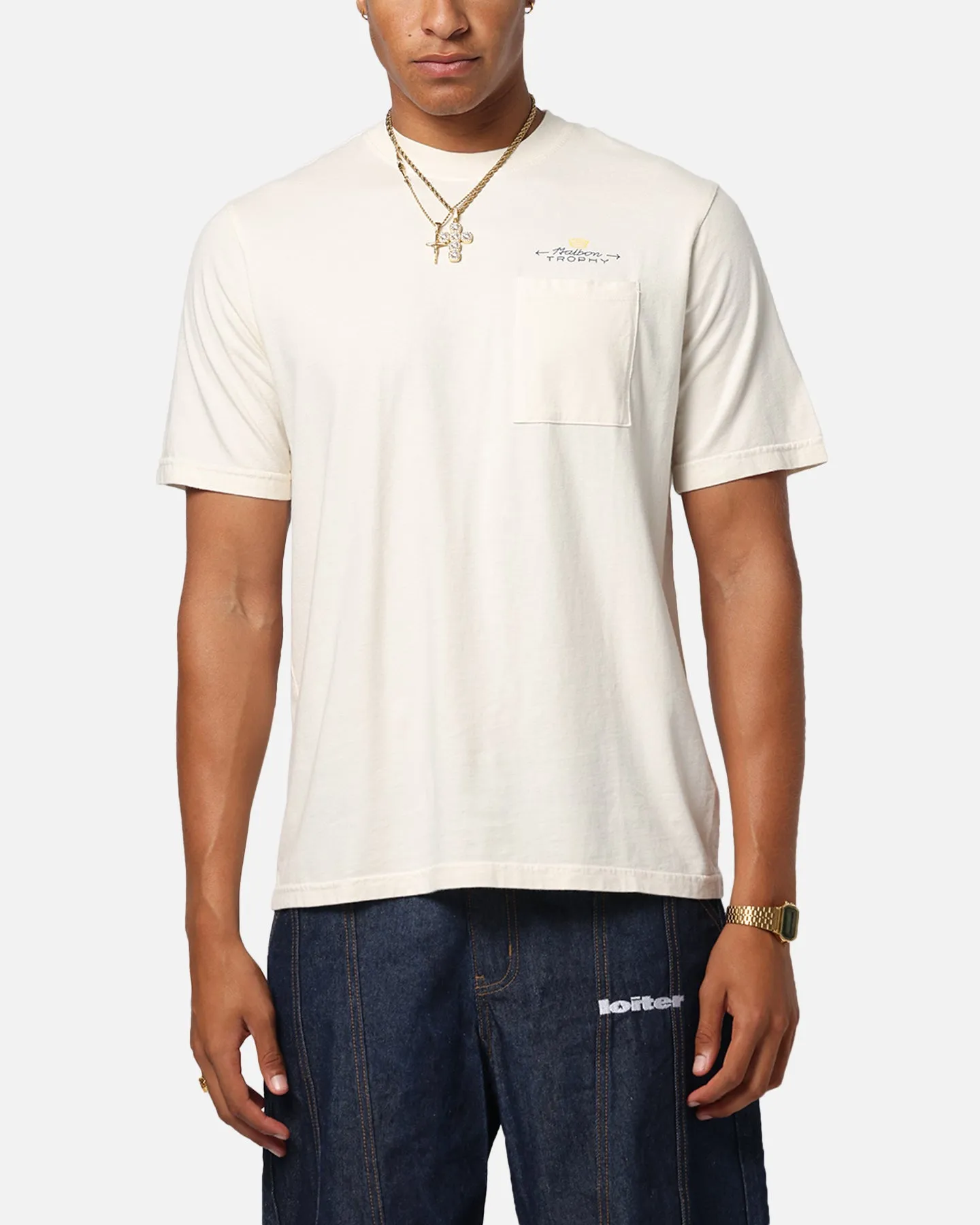 Malbon Pocket T-Shirt White