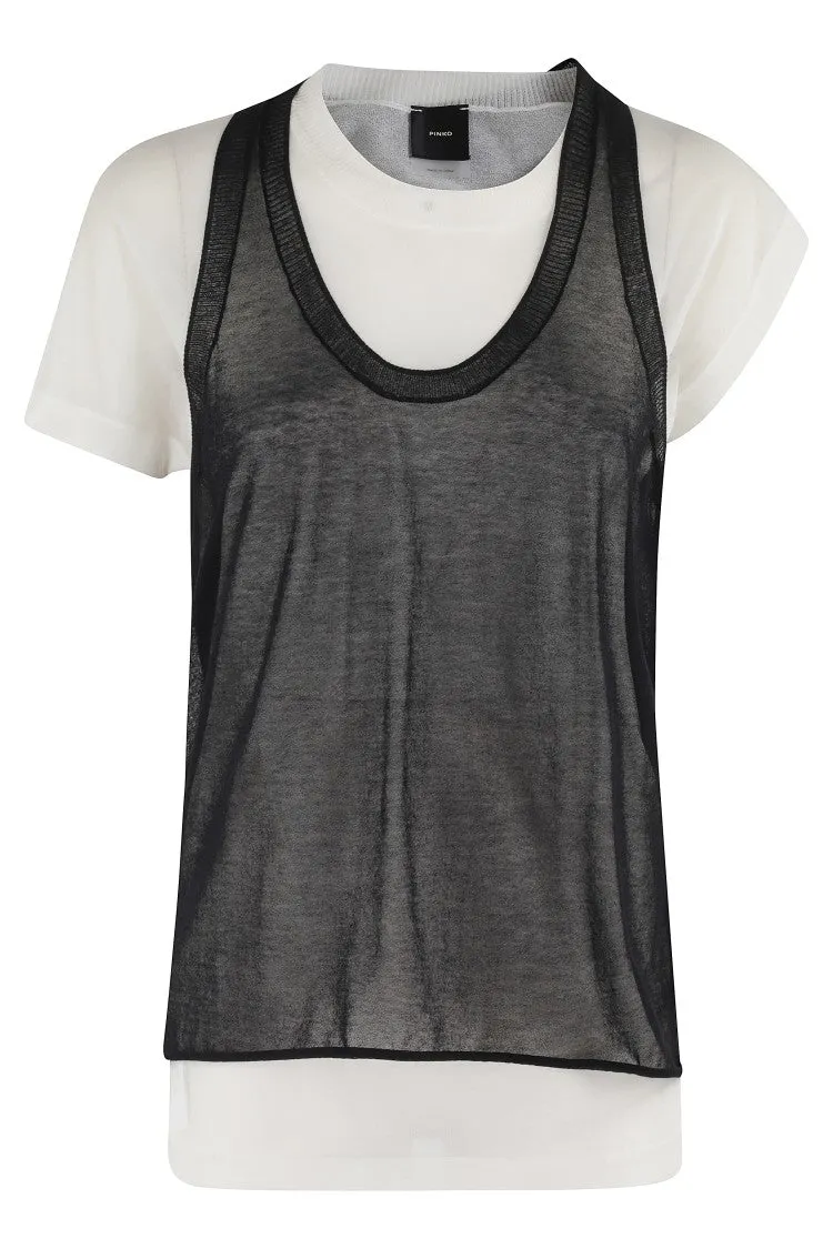 Mark Cotton Crepe Sweater