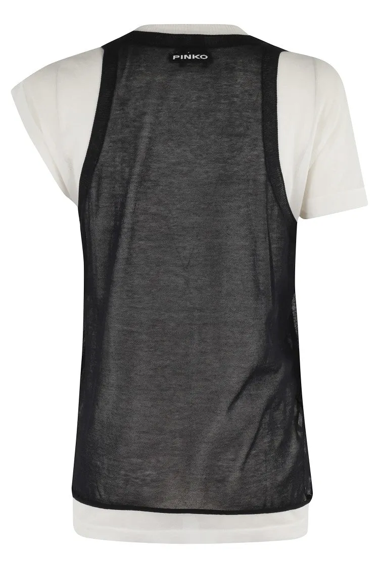 Mark Cotton Crepe Sweater