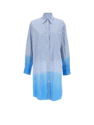 Marni Striped Gradient Effect Long Shirt