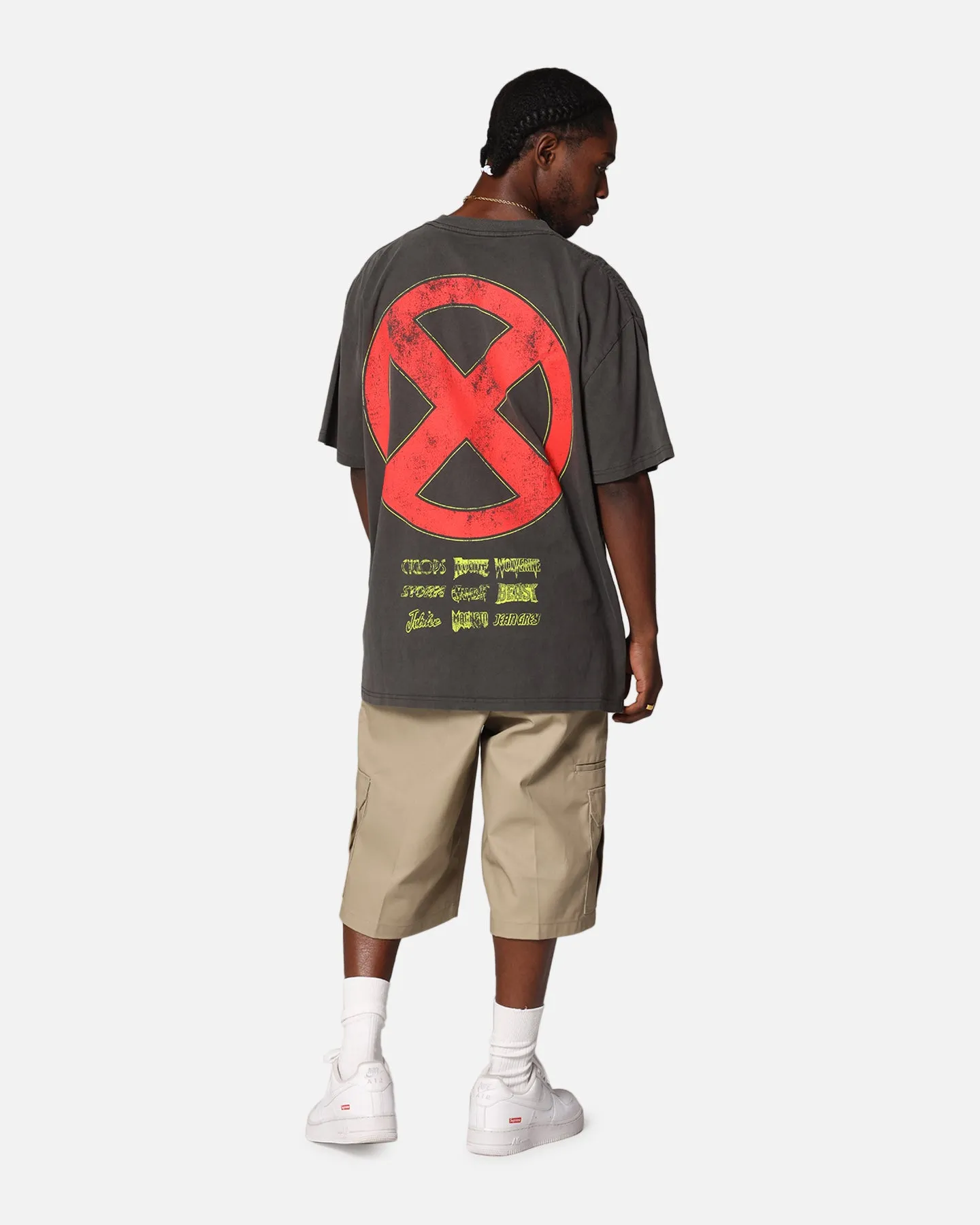 Marvel X-Men The X-Men Heavy T-Shirt Vintage Black Wash