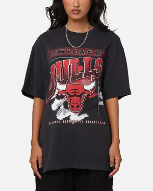 Mitchell & Ness Chicago Bulls Brush Off 2.0 T-Shirt Faded Black