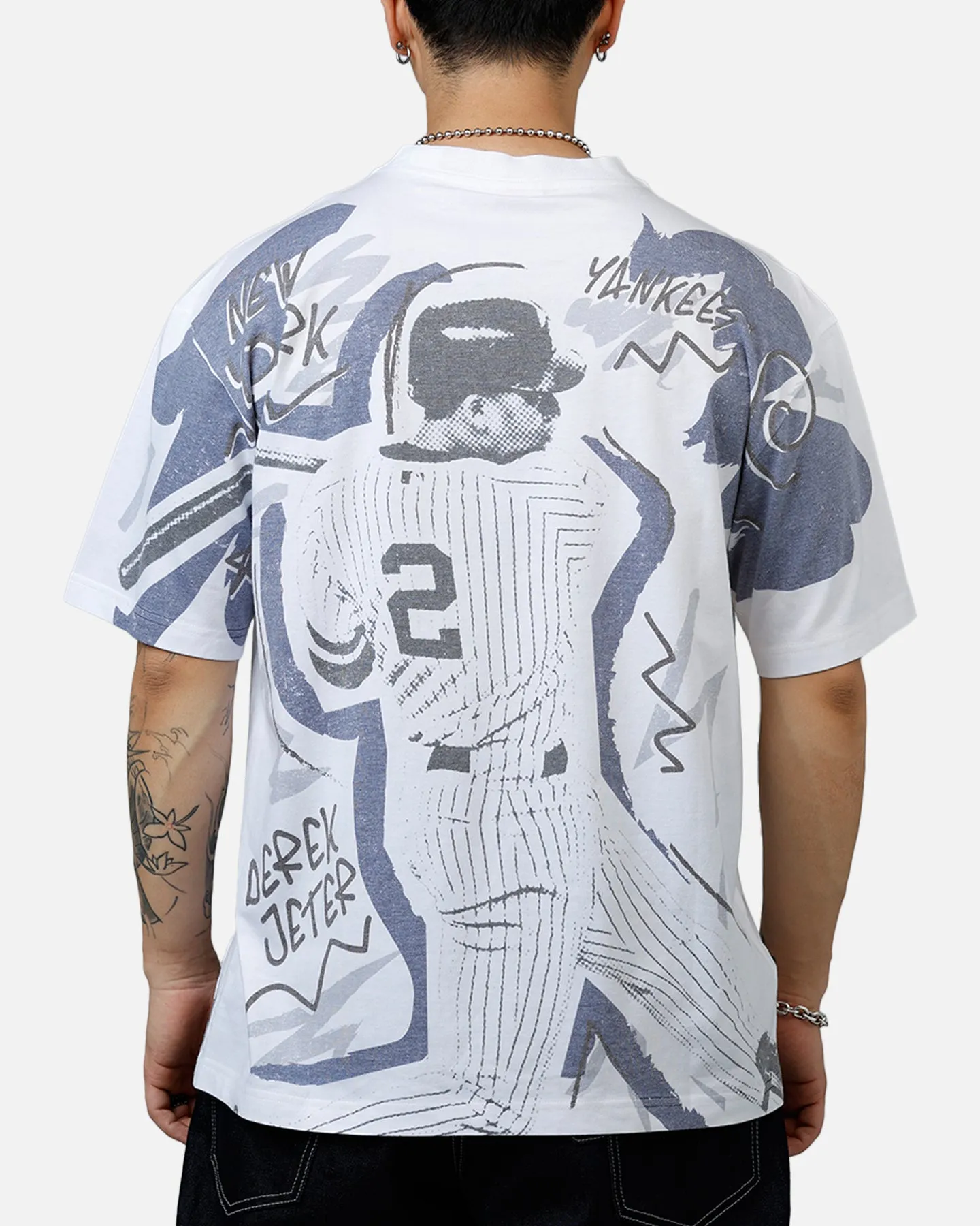 Mitchell & Ness Derek Jeter Showstopper T-Shirt Navy