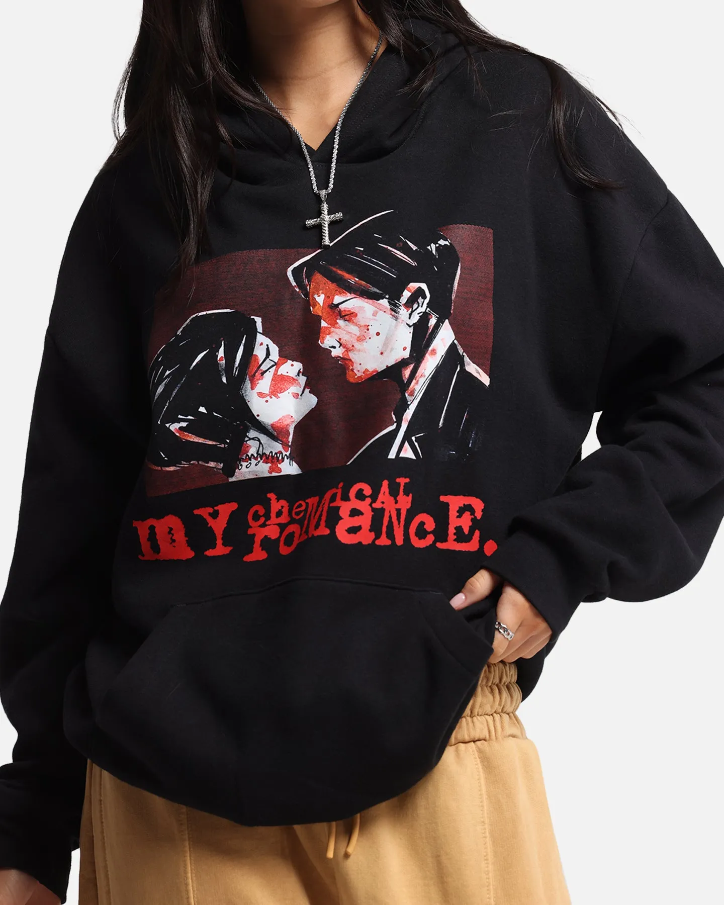 My Chemical Romance Tear Us Apart Zip Hoodie Black