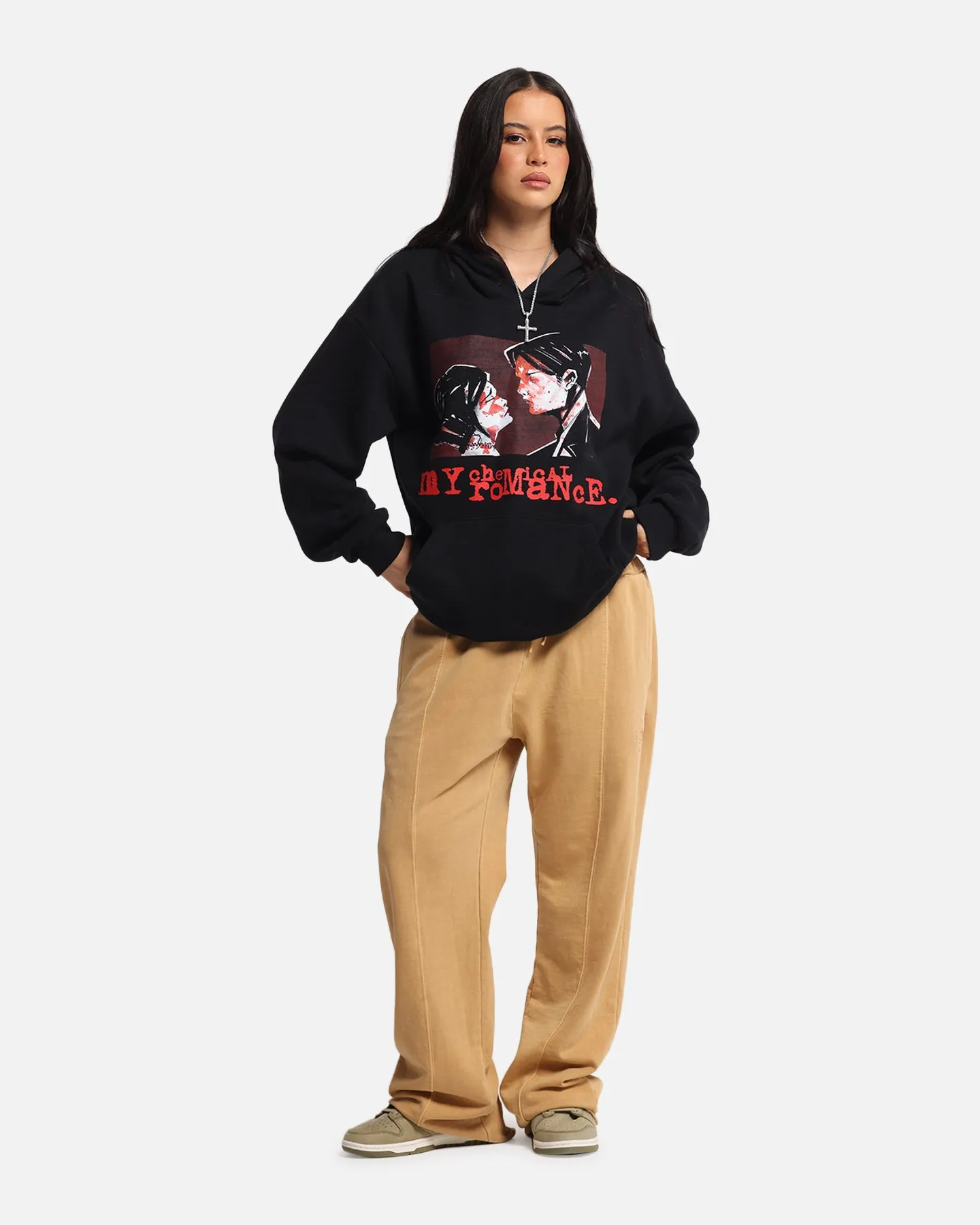 My Chemical Romance Tear Us Apart Zip Hoodie Black