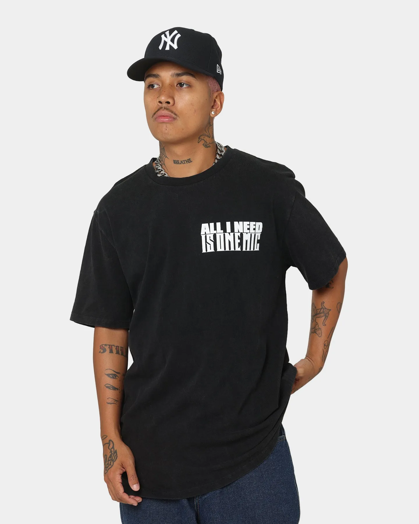 Nas Stillmatic 2001 T-Shirt Washed Black