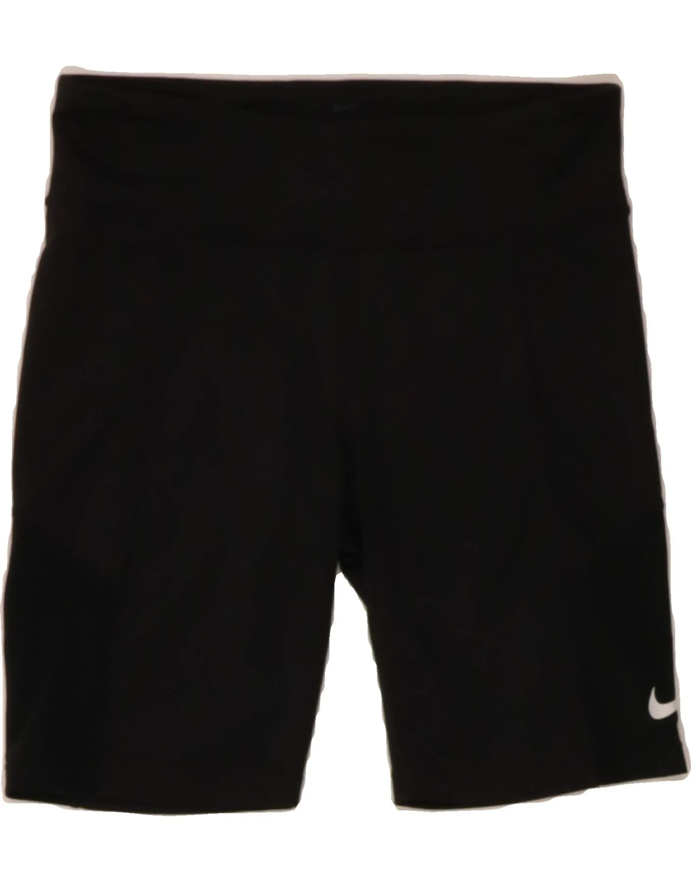 NIKE Boys Tight Fit Sport Shorts 10-11 Years Medium Black Polyester