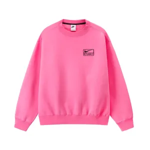 Nike x Stussy NRG BR Fleece Crewneck - Pink
