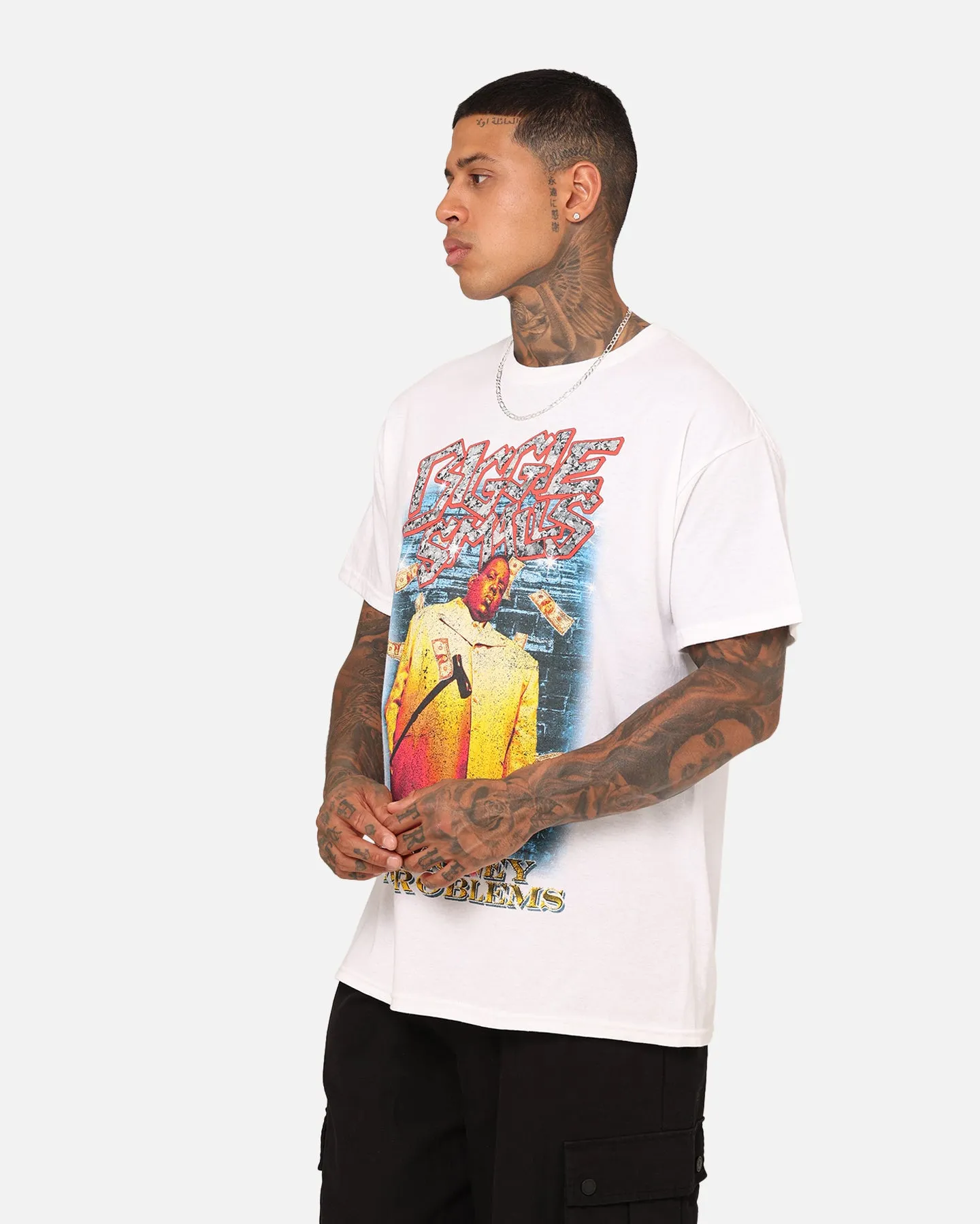 Notorious B.I.G Mo Money Bills T-Shirt White