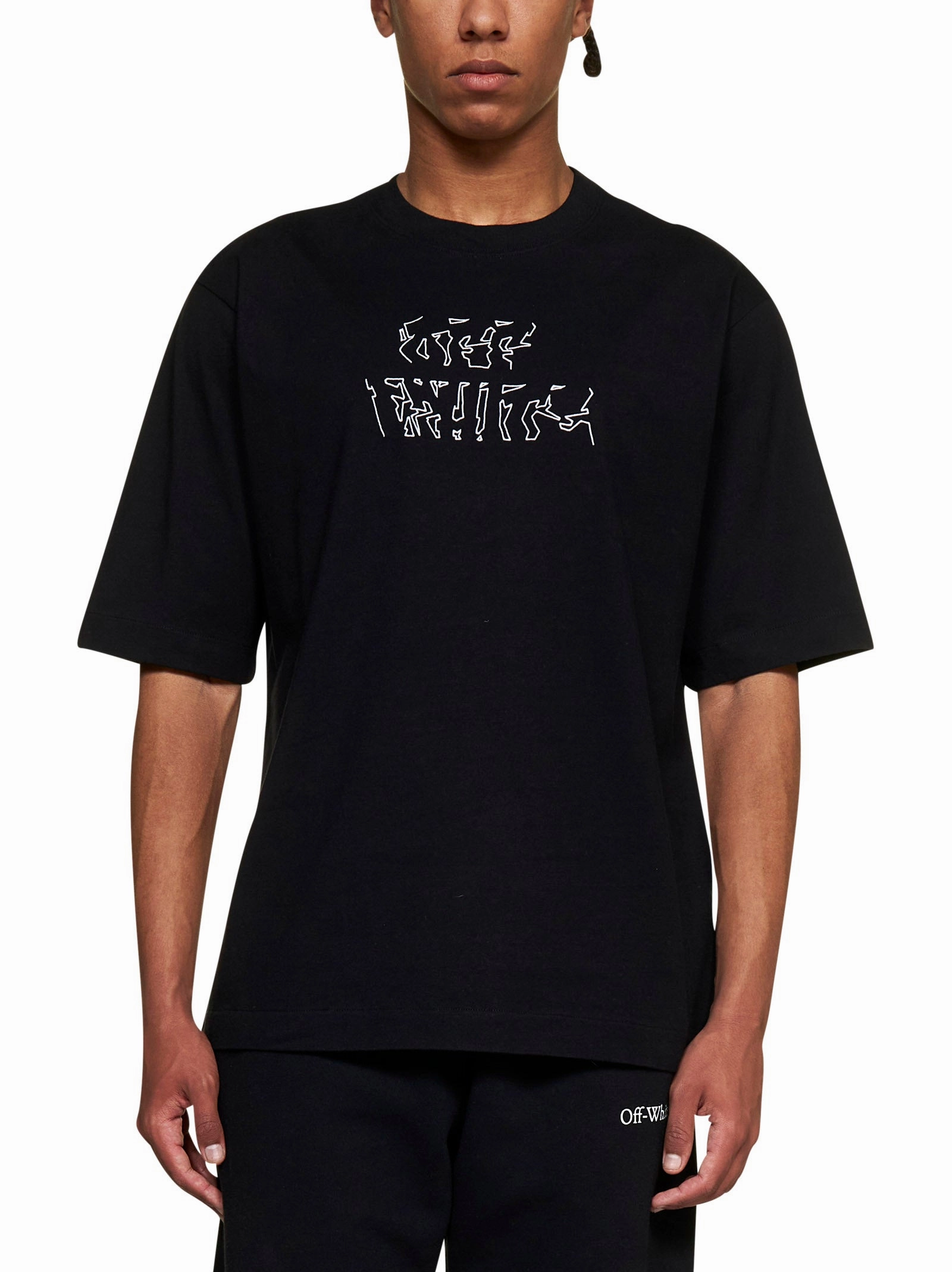 Off-White Logo Printed Crewneck T-Shirt