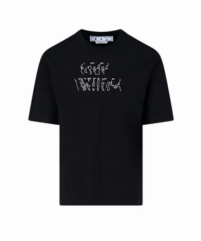 Off-White Logo Printed Crewneck T-Shirt