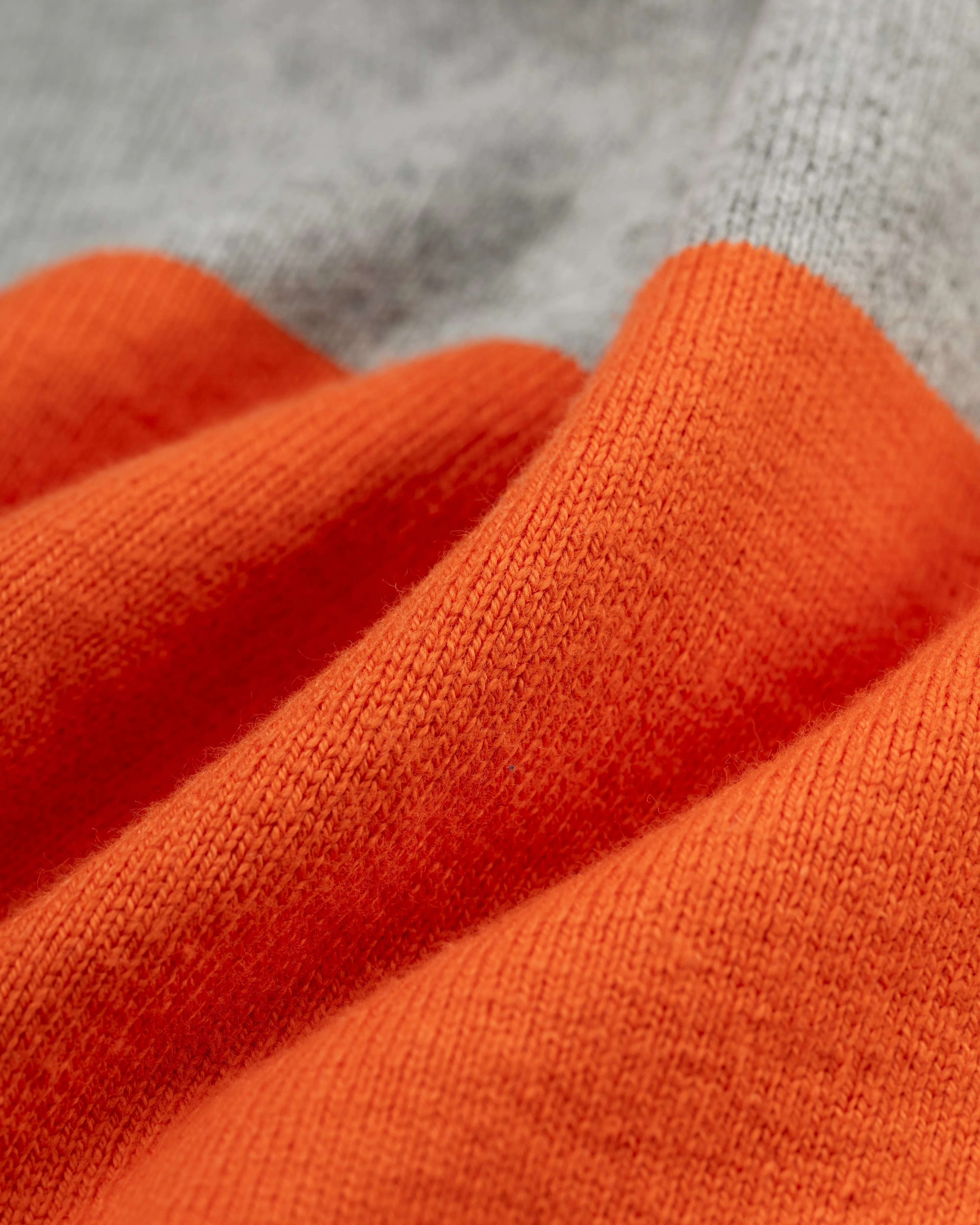 ORANGE/GREY CLASSIC STRIPE RUGBY SHIRT