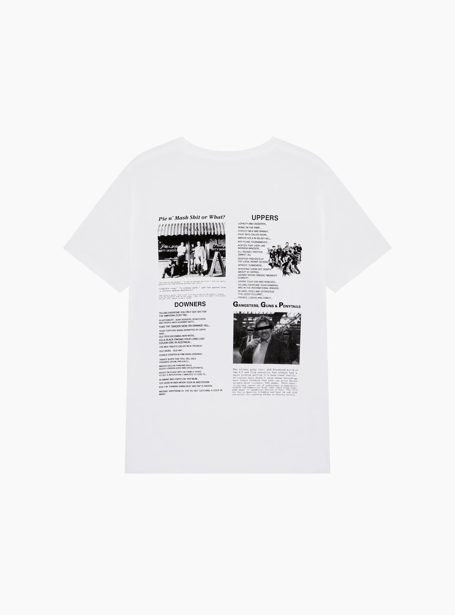 Pie and Mash T-Shirt White